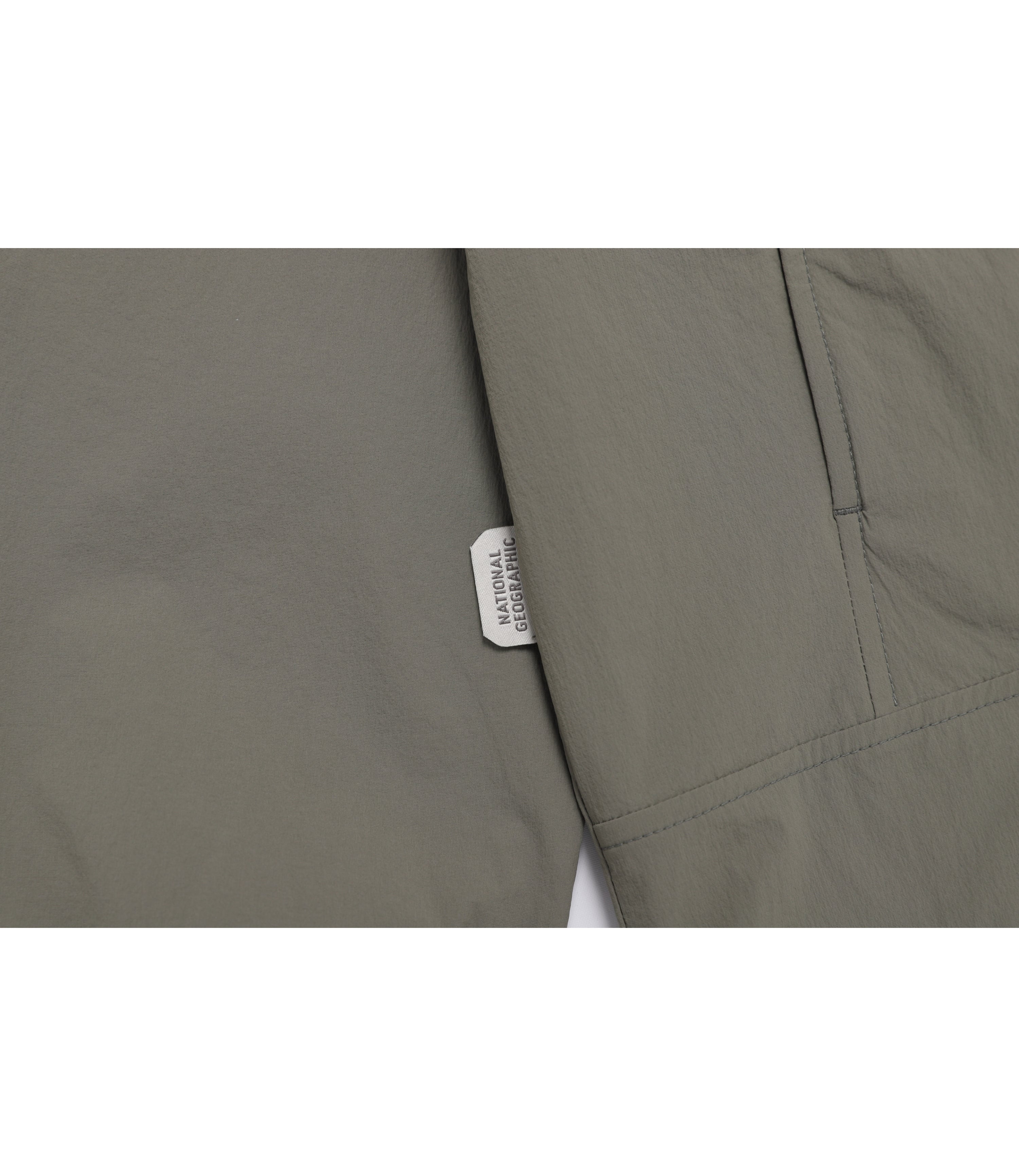 Unisex ADELIE Stretch Full Zip-Up Hooded Jumper<br>G/KHAKI