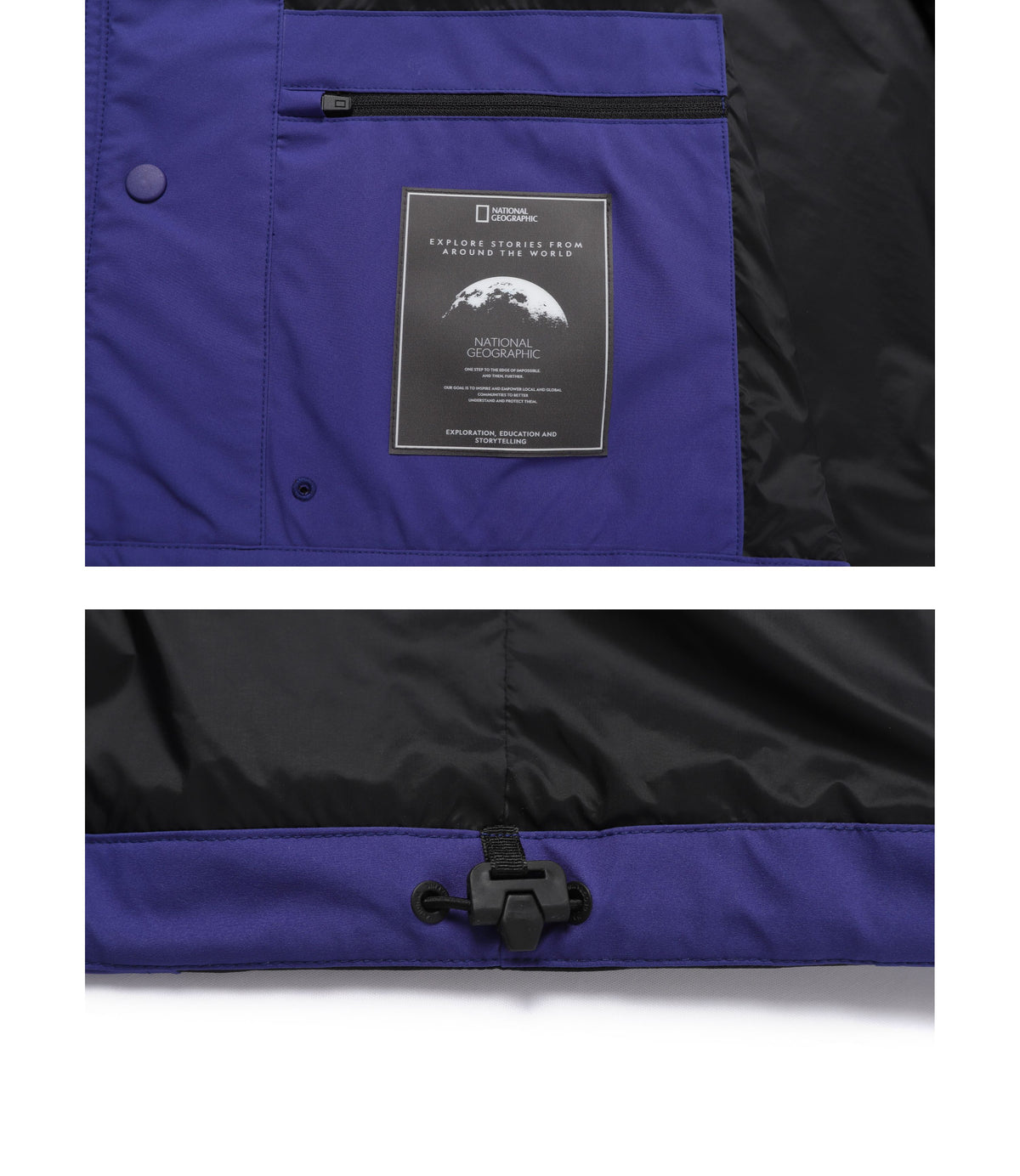 Unisex 2-Layer Color Block Jumper<br>PURPLE