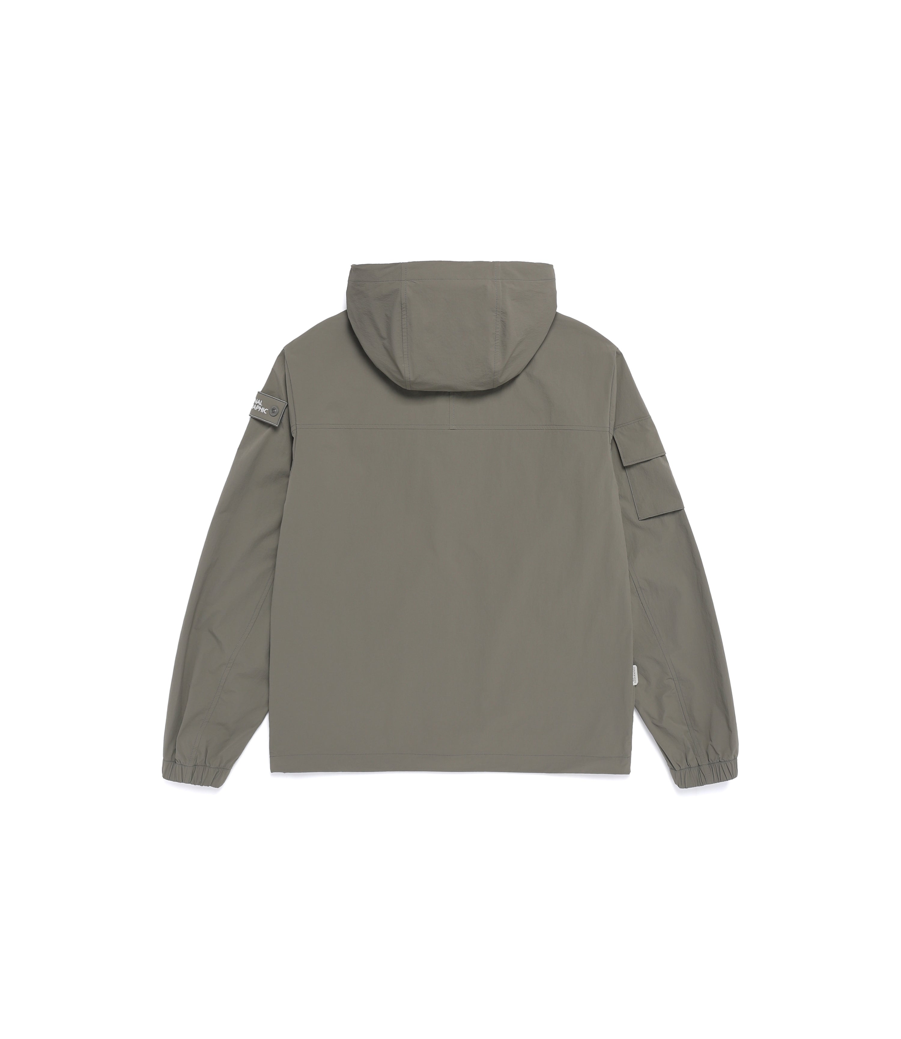 Unisex ADELIE Stretch Full Zip-Up Hooded Jumper<br>G/KHAKI