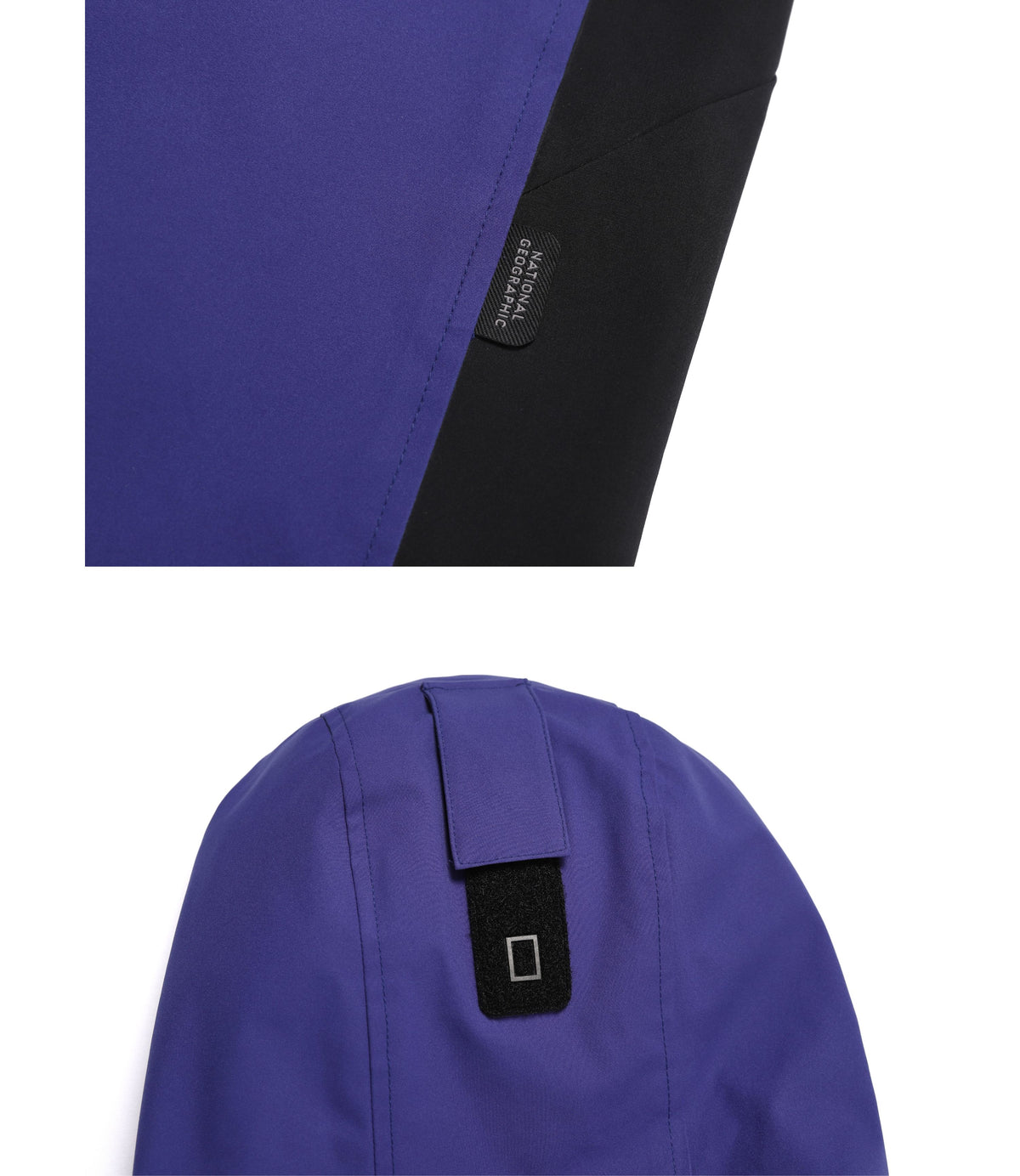 Unisex 2-Layer Color Block Jumper<br>PURPLE