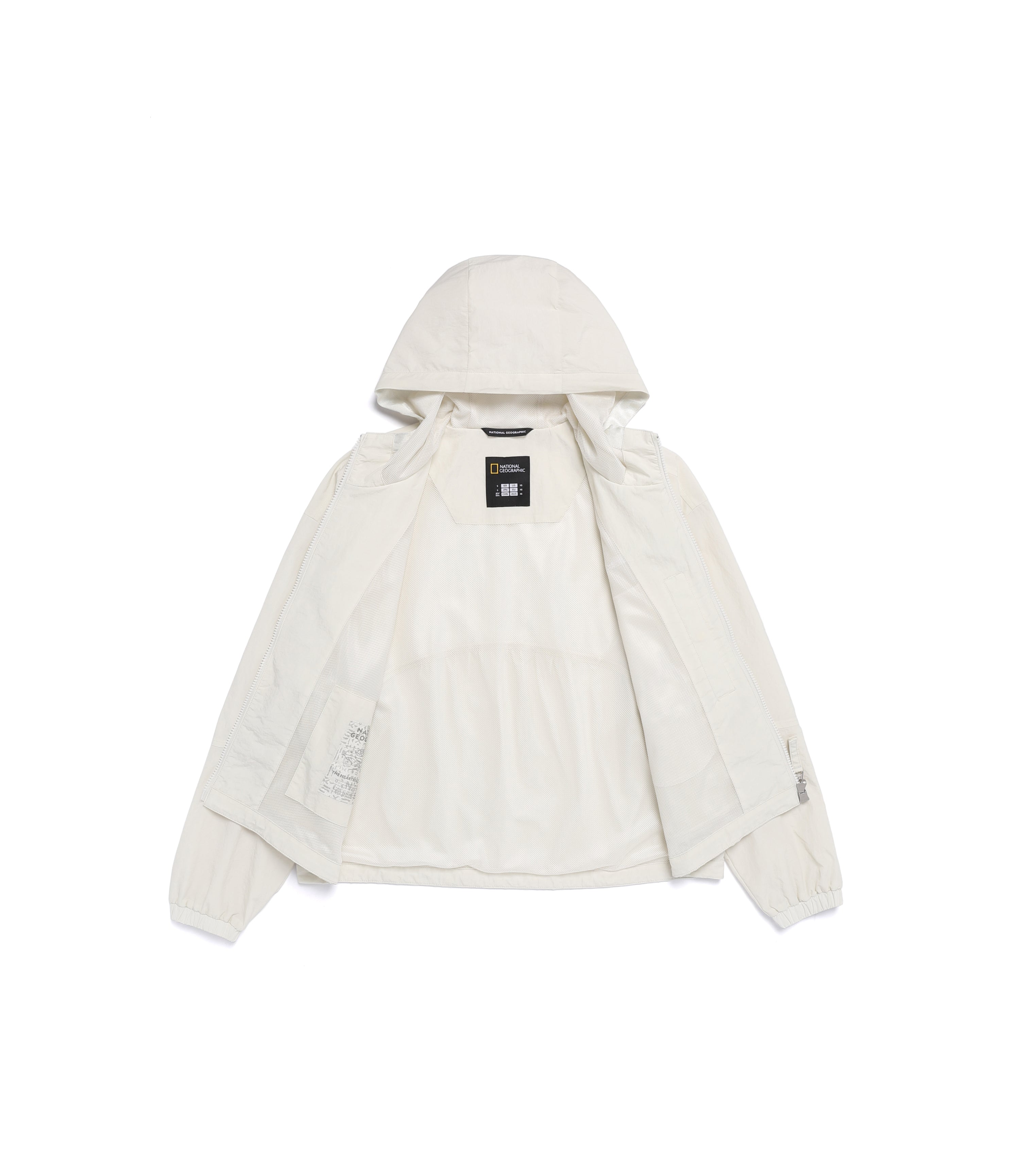 Women's ORCA Taslan Hooded Jumper<br>IVORY