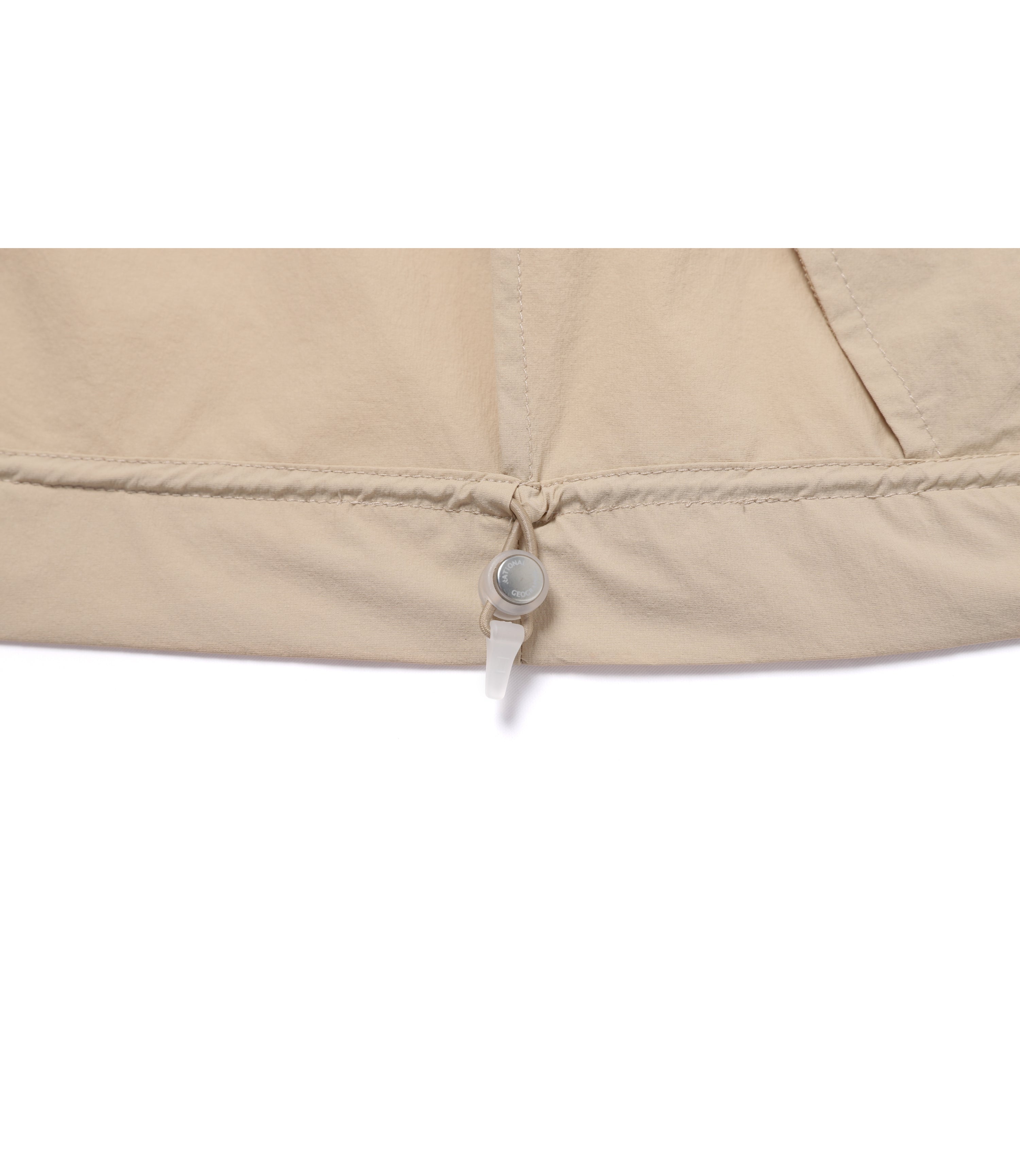 Women's Freeze Stretch Stand Neck Short Sleeve Full Zip-Up<br>L/BEIGE