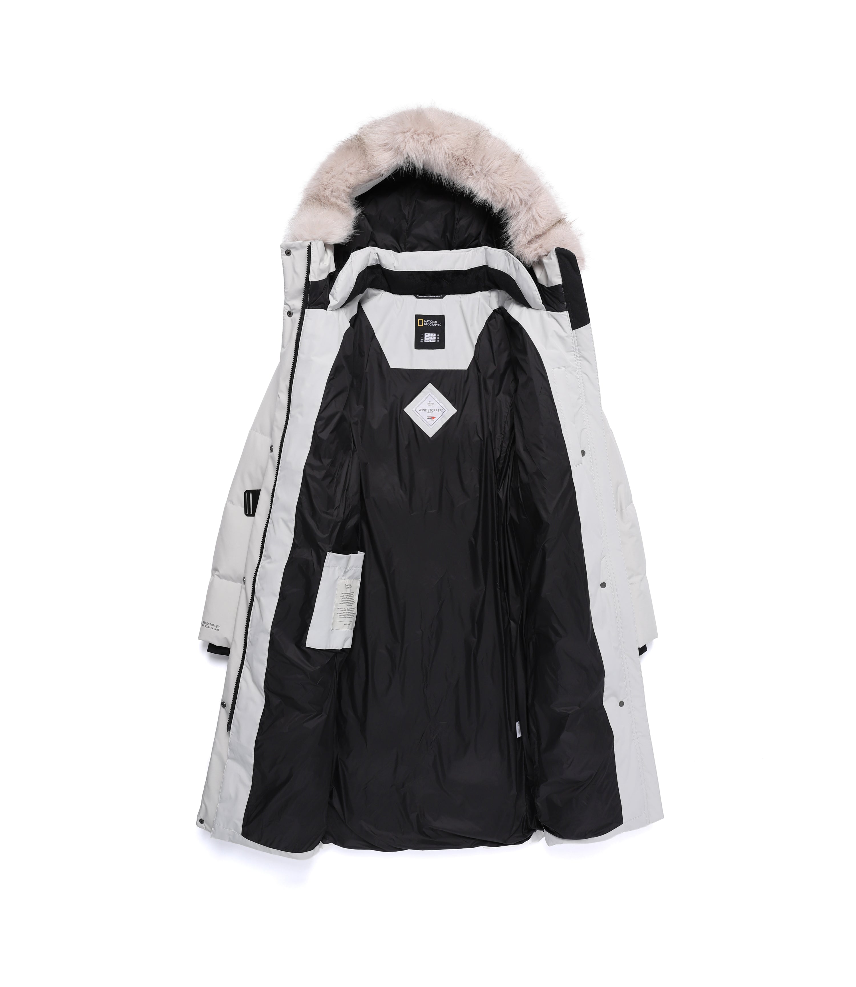 Women's ATLAS Windstopper By Gore-Tex Labs 2-Layer Long Goose<br>L/GREY