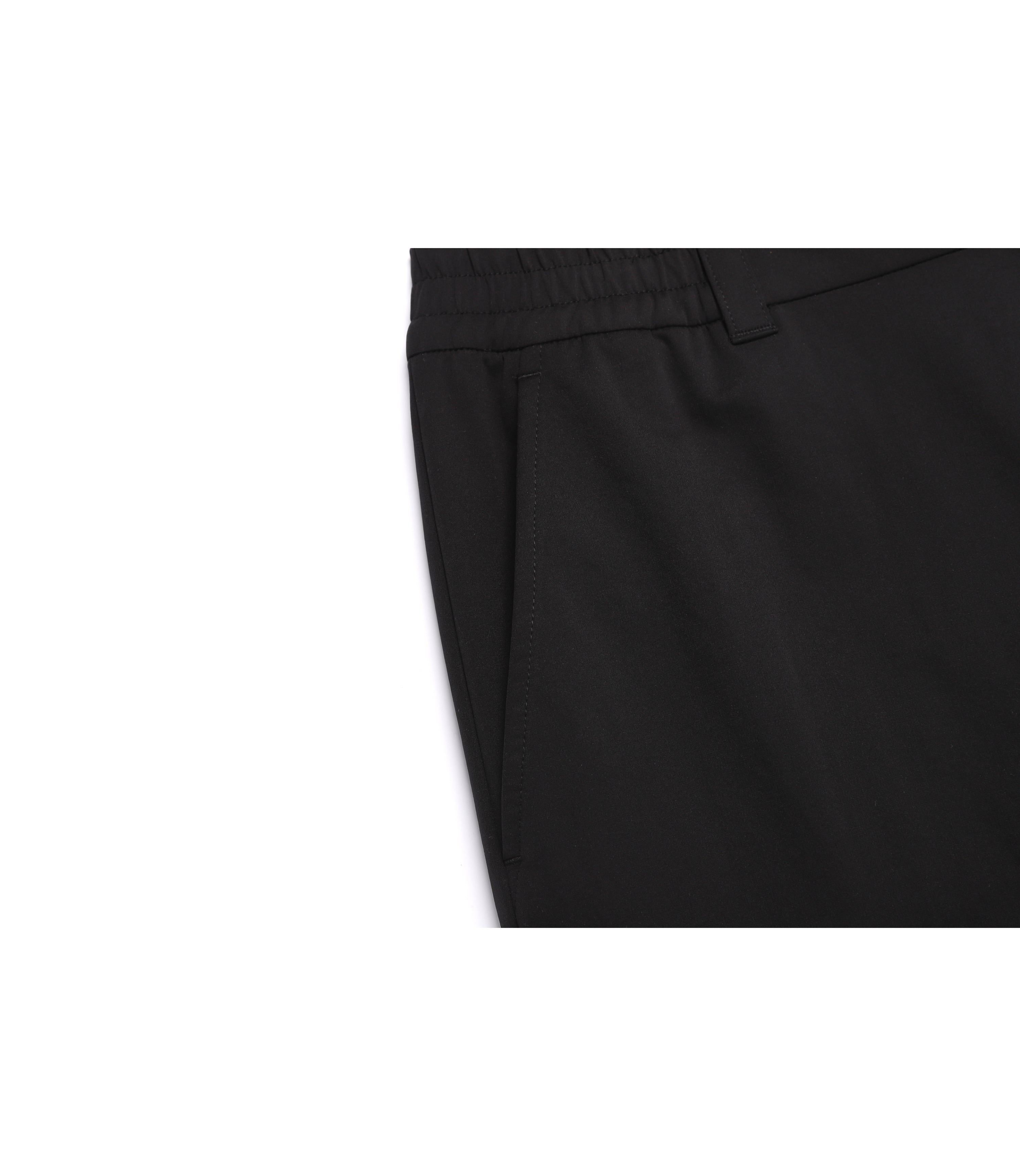 Men's Cargo Pocket Basic Fit Jogger Pants<br>BLACK