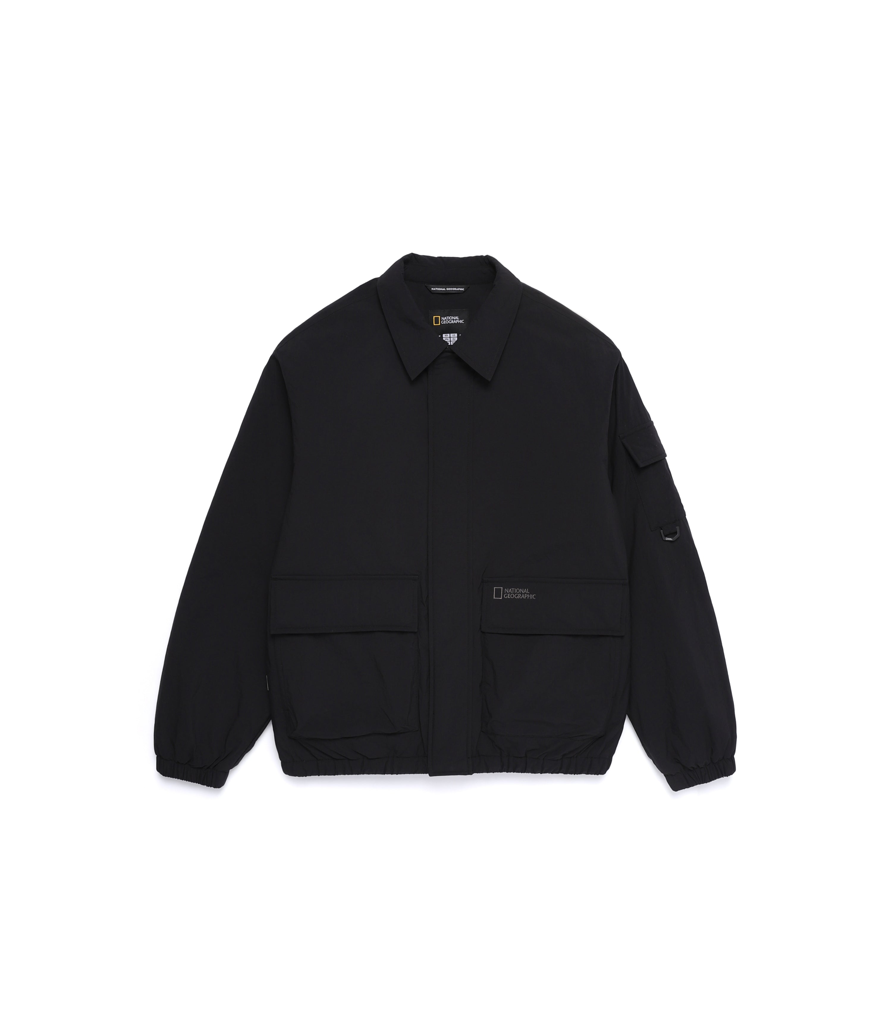 Unisex NRN Washed Padded Blouson Jumper<br>BLACK