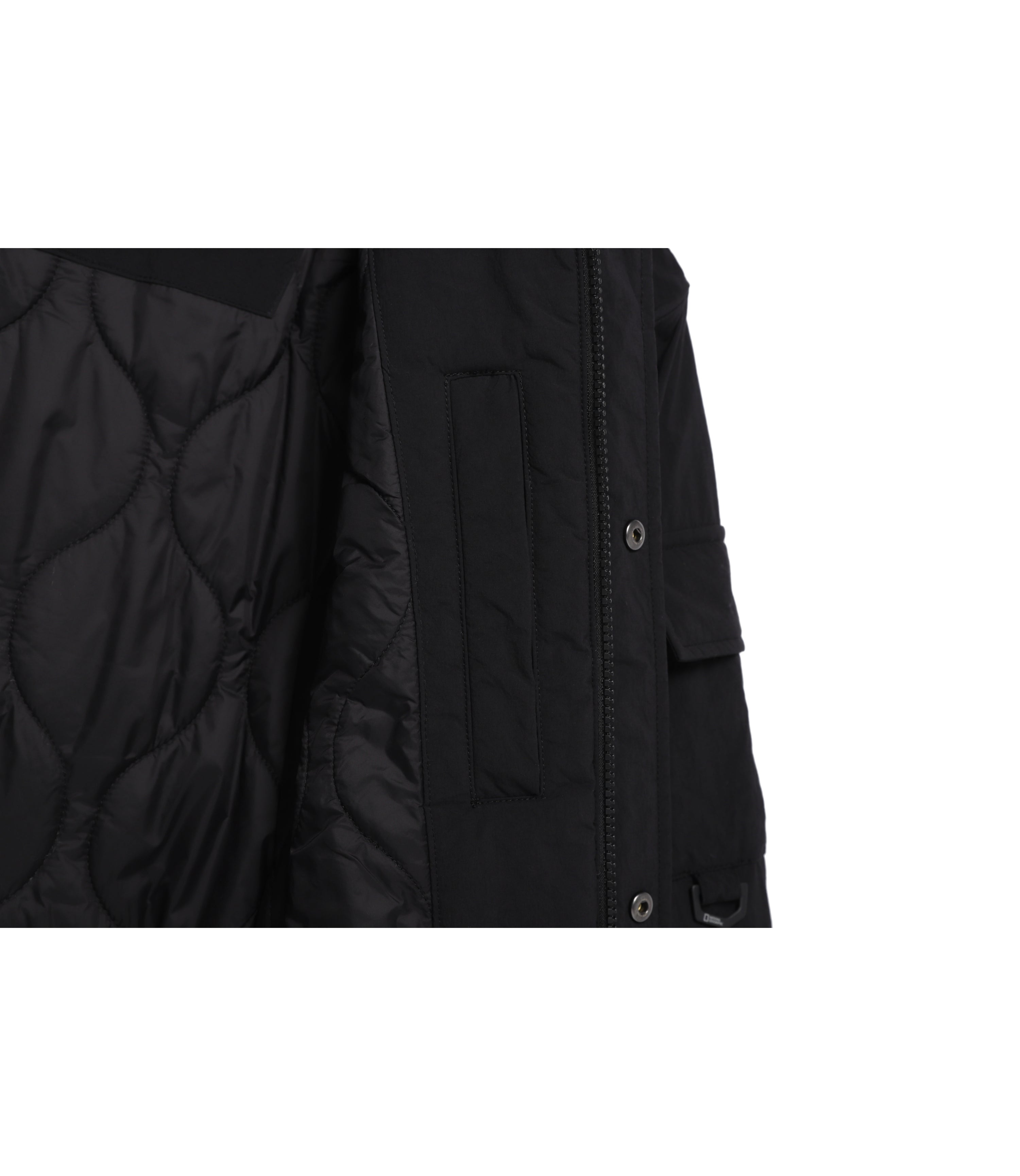 Unisex NRN Washed Padded Blouson Jumper<br>BLACK