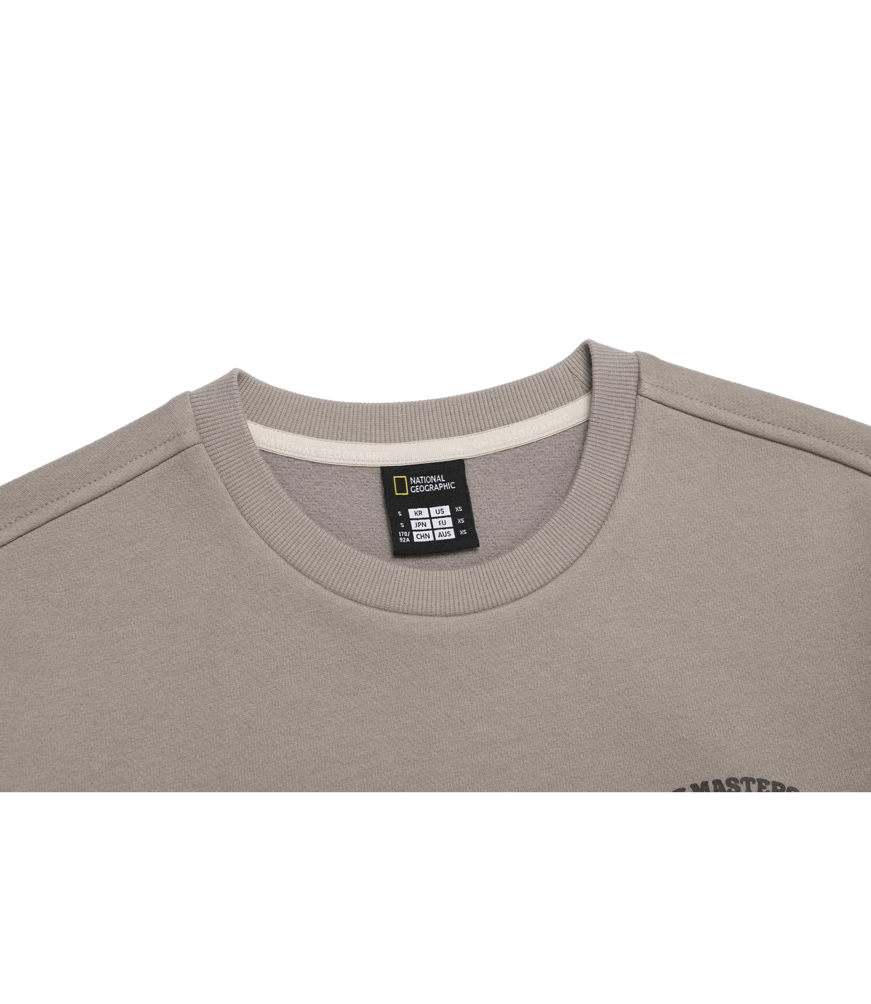 Unisex Animal Graphic Sweatshirt<br>OAK BEIGE