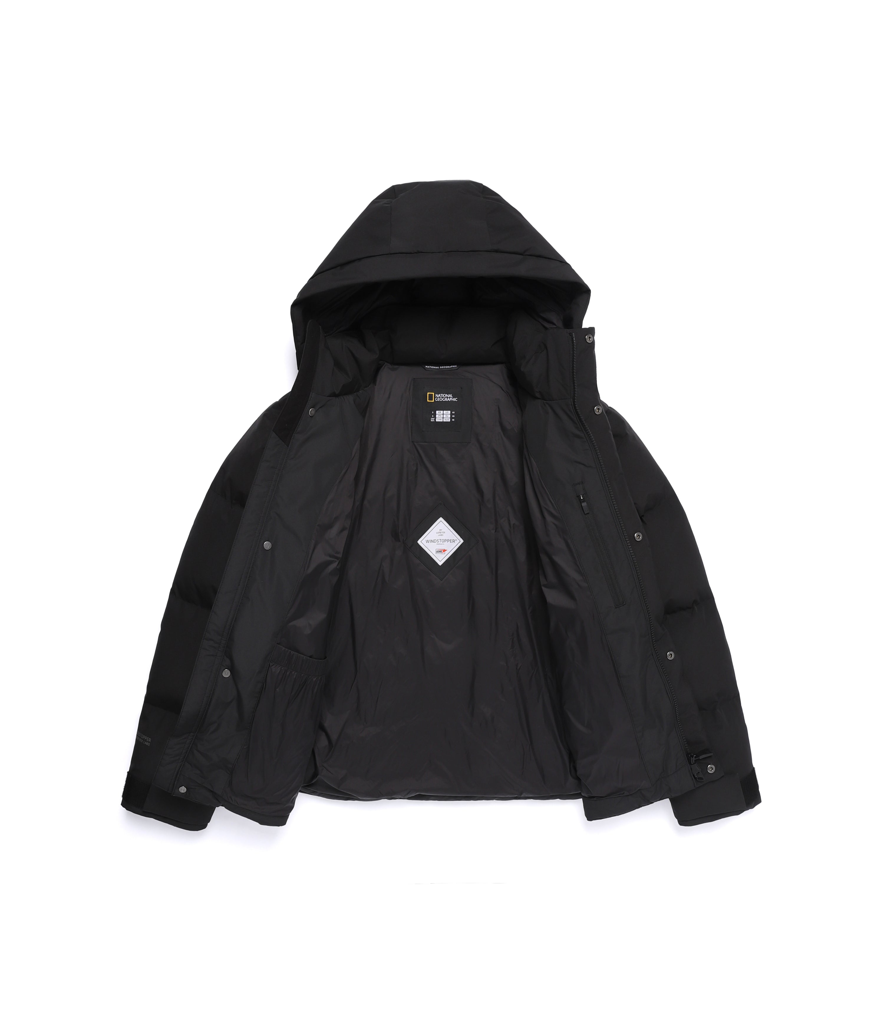 Unisex ATLAS Windstopper By Gore-Tex Labs Short Goose Down<br>BLACK