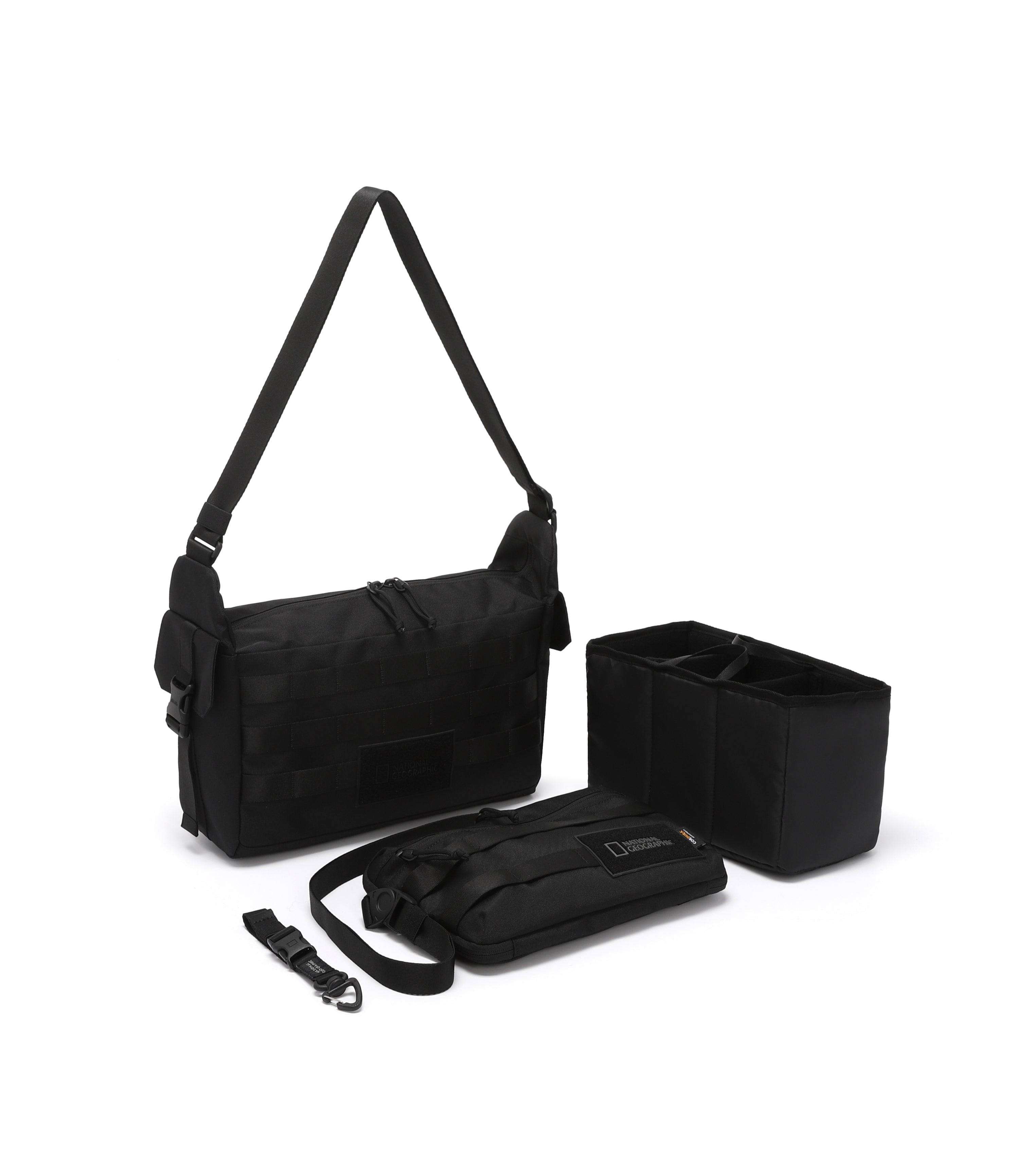Nature Field Crossbody Bag<br>BLACK