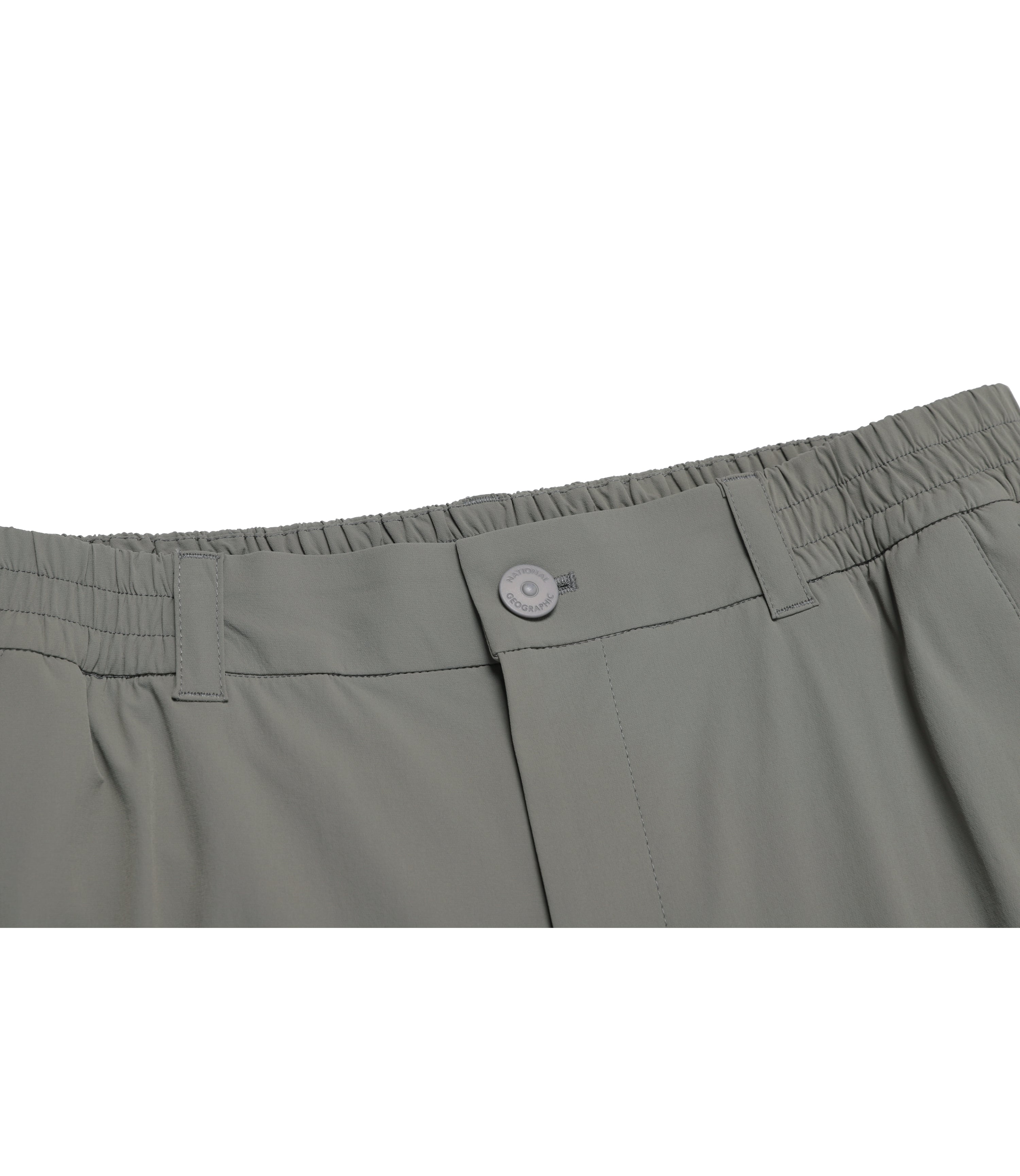 Men's CROW Semi-Loose Fit Straight Cargo Pants<br>G/KHAKI