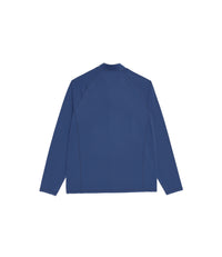 Men's High Summer Basic Zip-Up Rash Guard<br>DARK BLUE