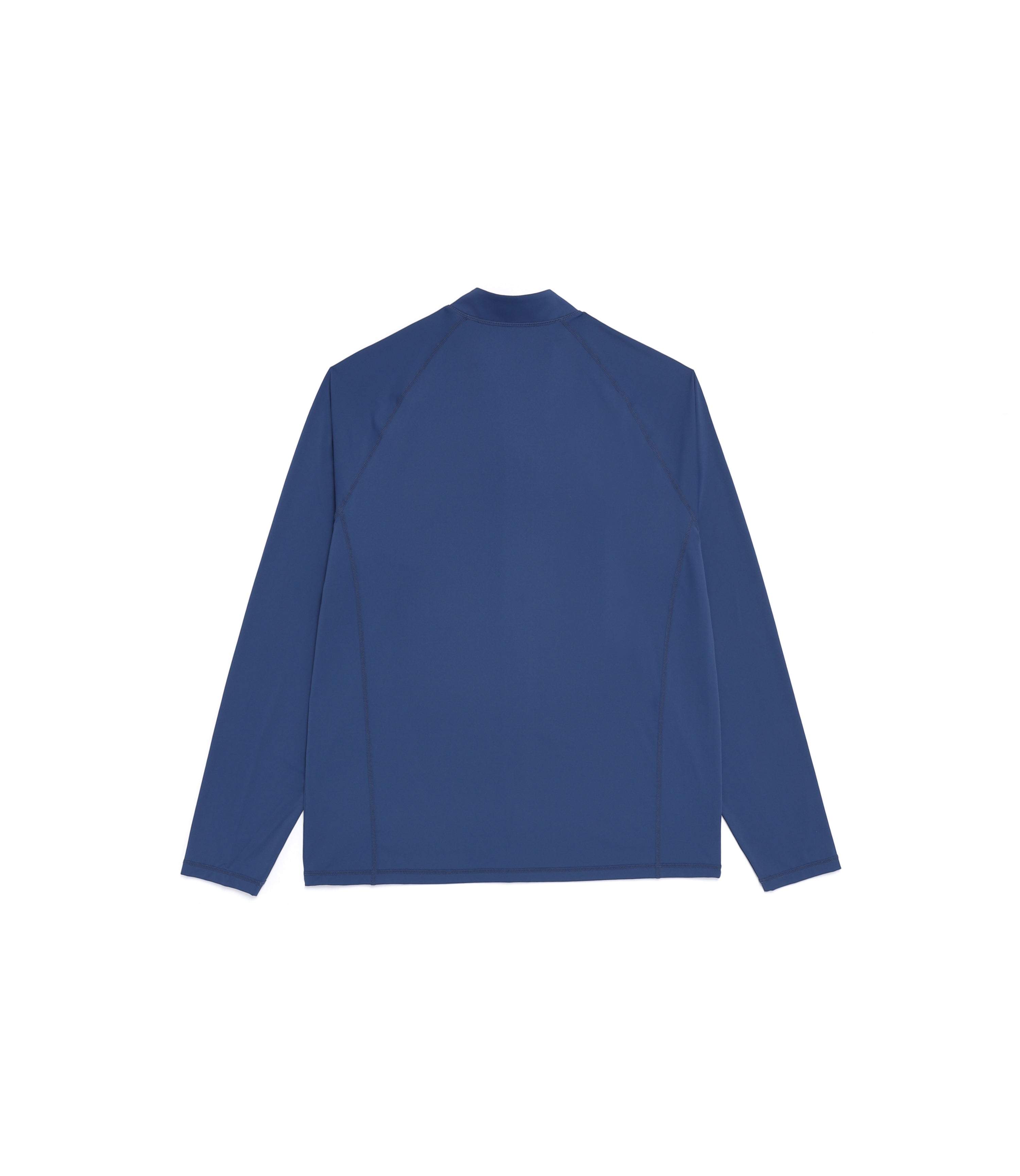 Men's High Summer Basic Zip-Up Rash Guard<br>DARK BLUE