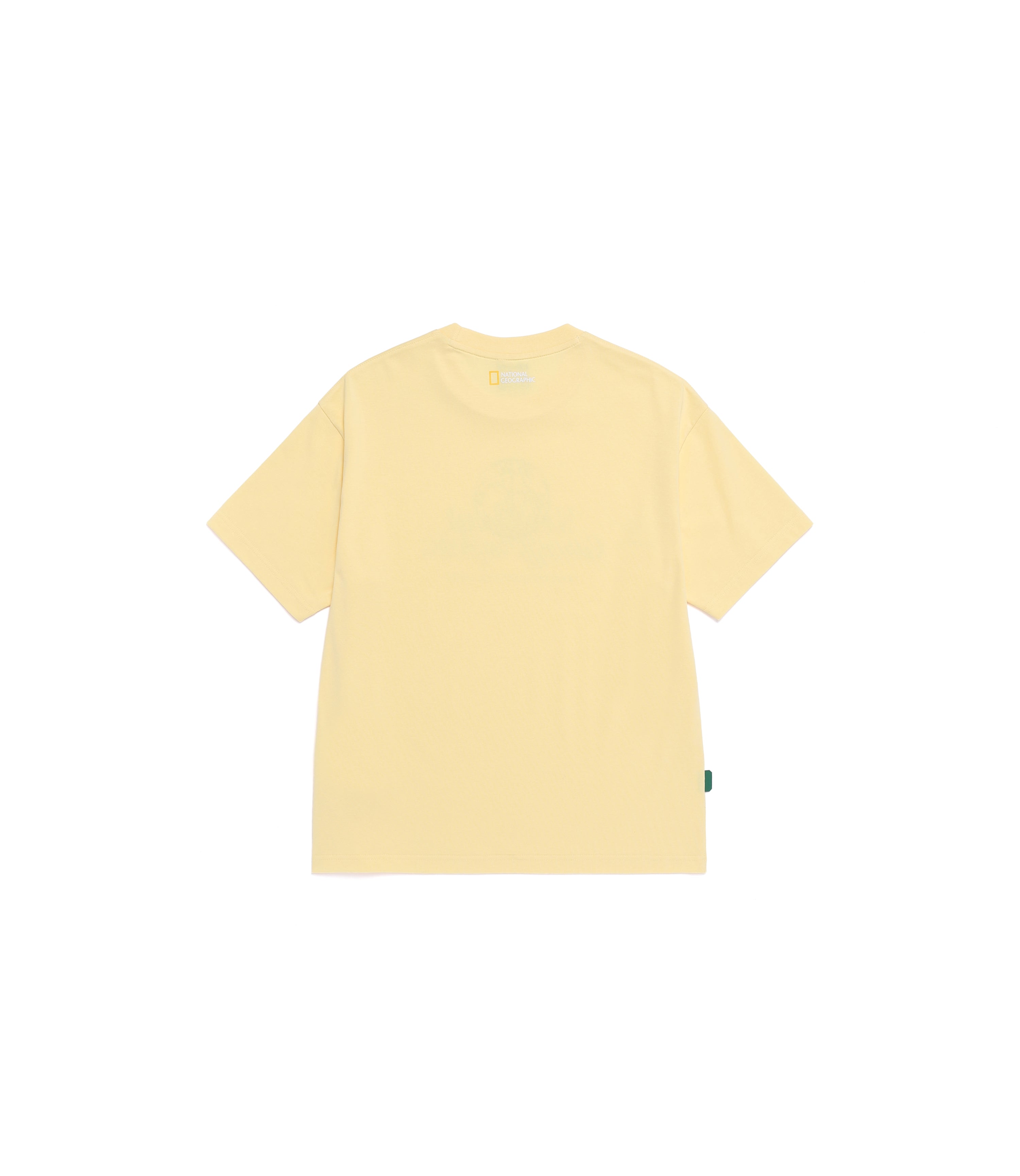 Unisex CASTOR COOLMAX ECO Lettering Graphic Short Sleeve Tee<br>PALE YELLOW