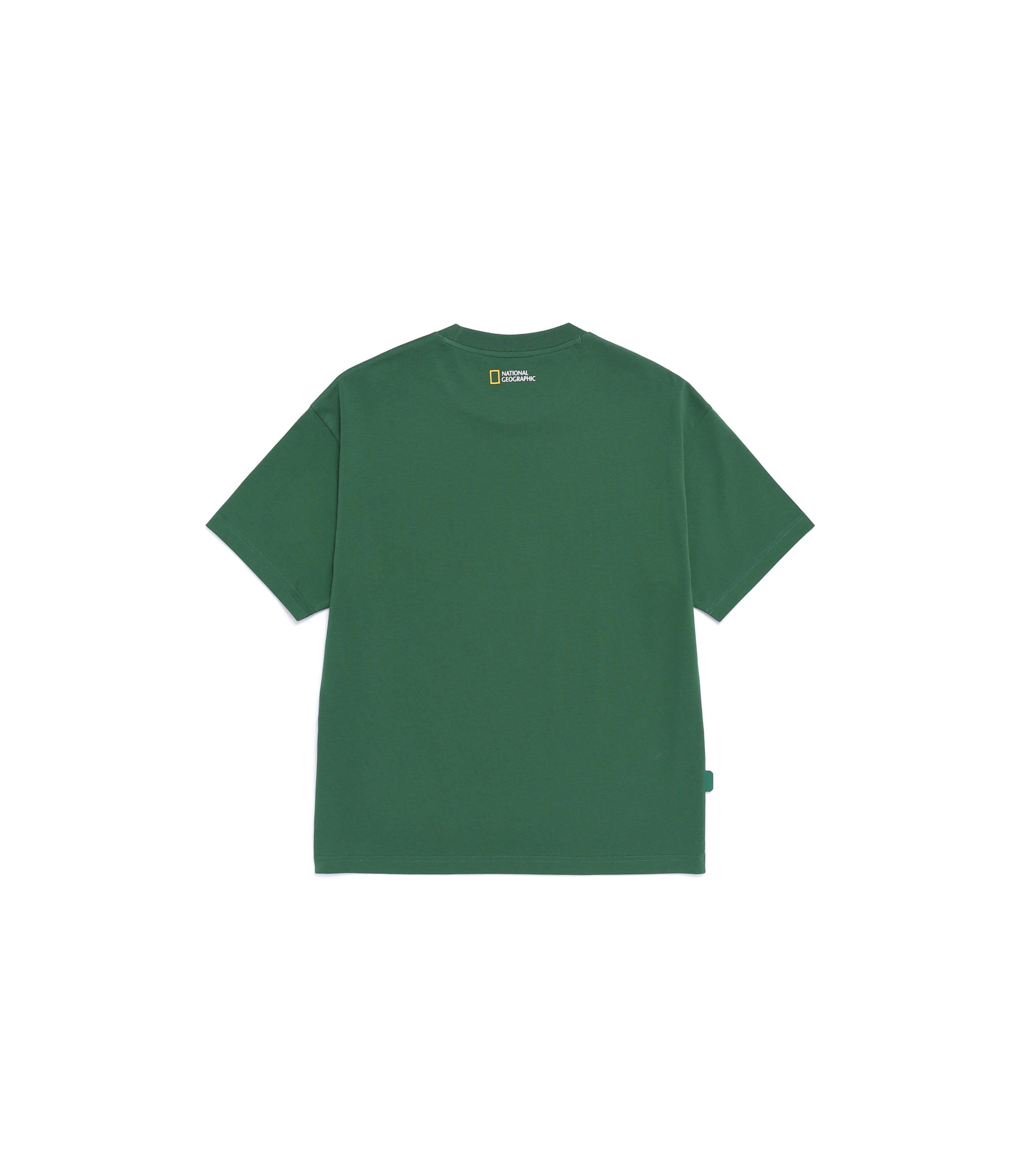 Unisex CASTOR COOLMAX ECO Lettering Graphic Short Sleeve Tee<br>GREEN HILLS