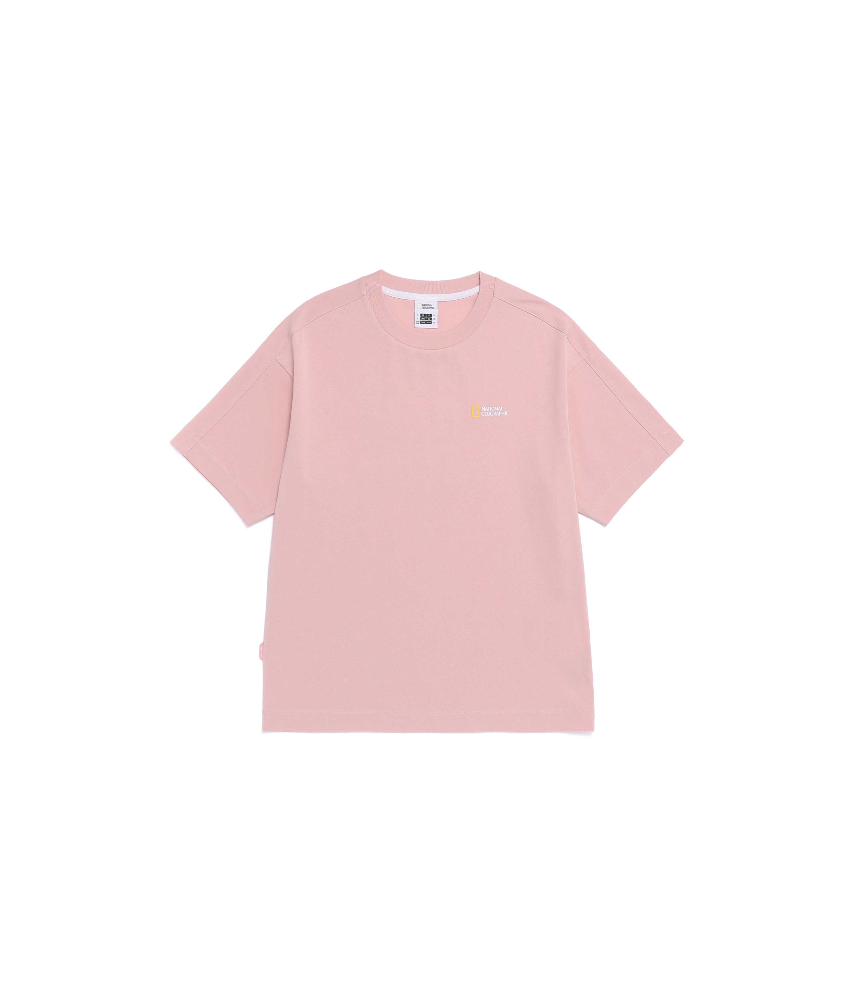 Unisex CASTOR COOLMAX ECO Graphic Short Sleeve Tee<br>SILVER PINK