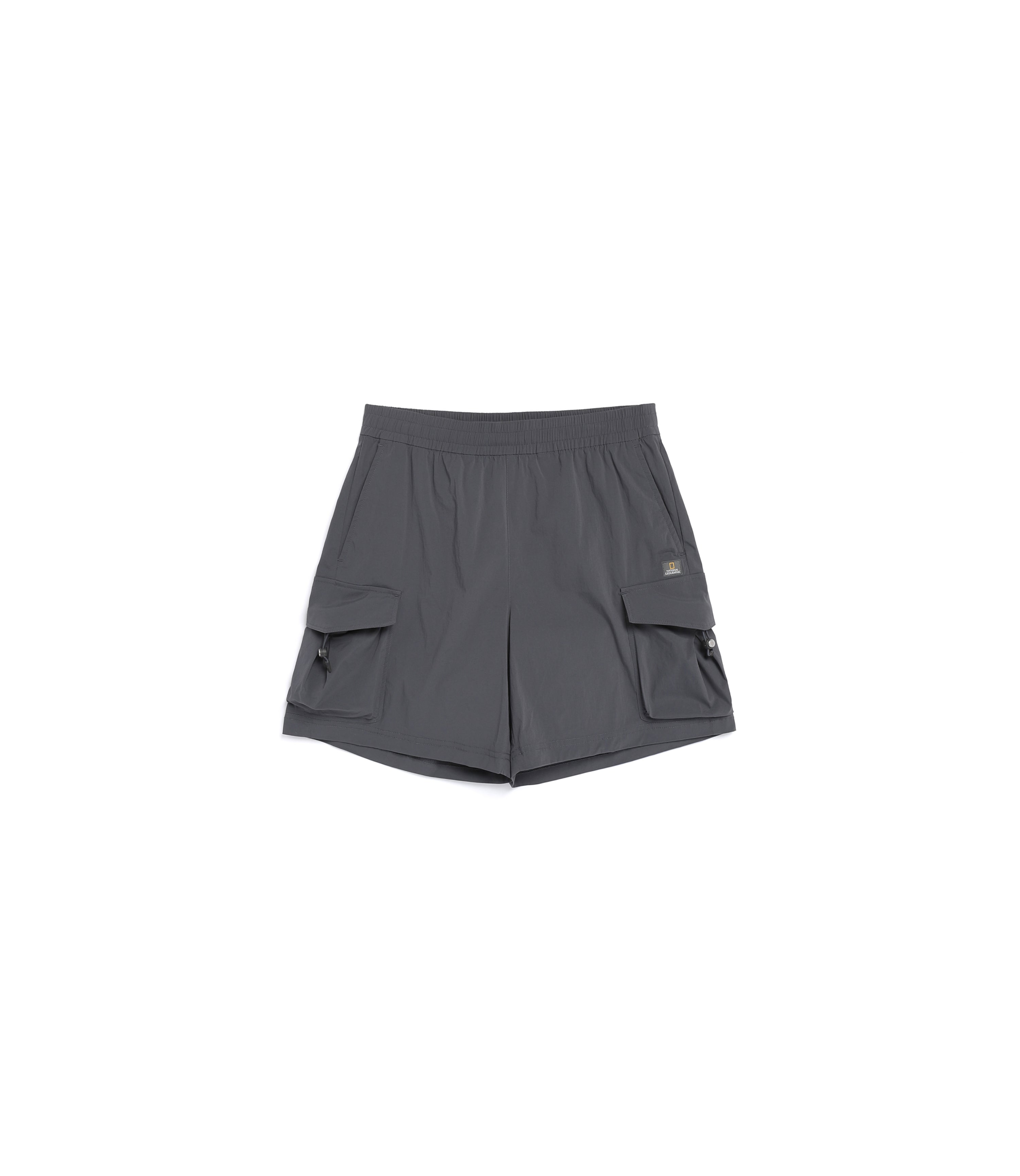 Women's FINET Cooling Stretch Mid-Length Cargo Shorts<br>IRON GREY