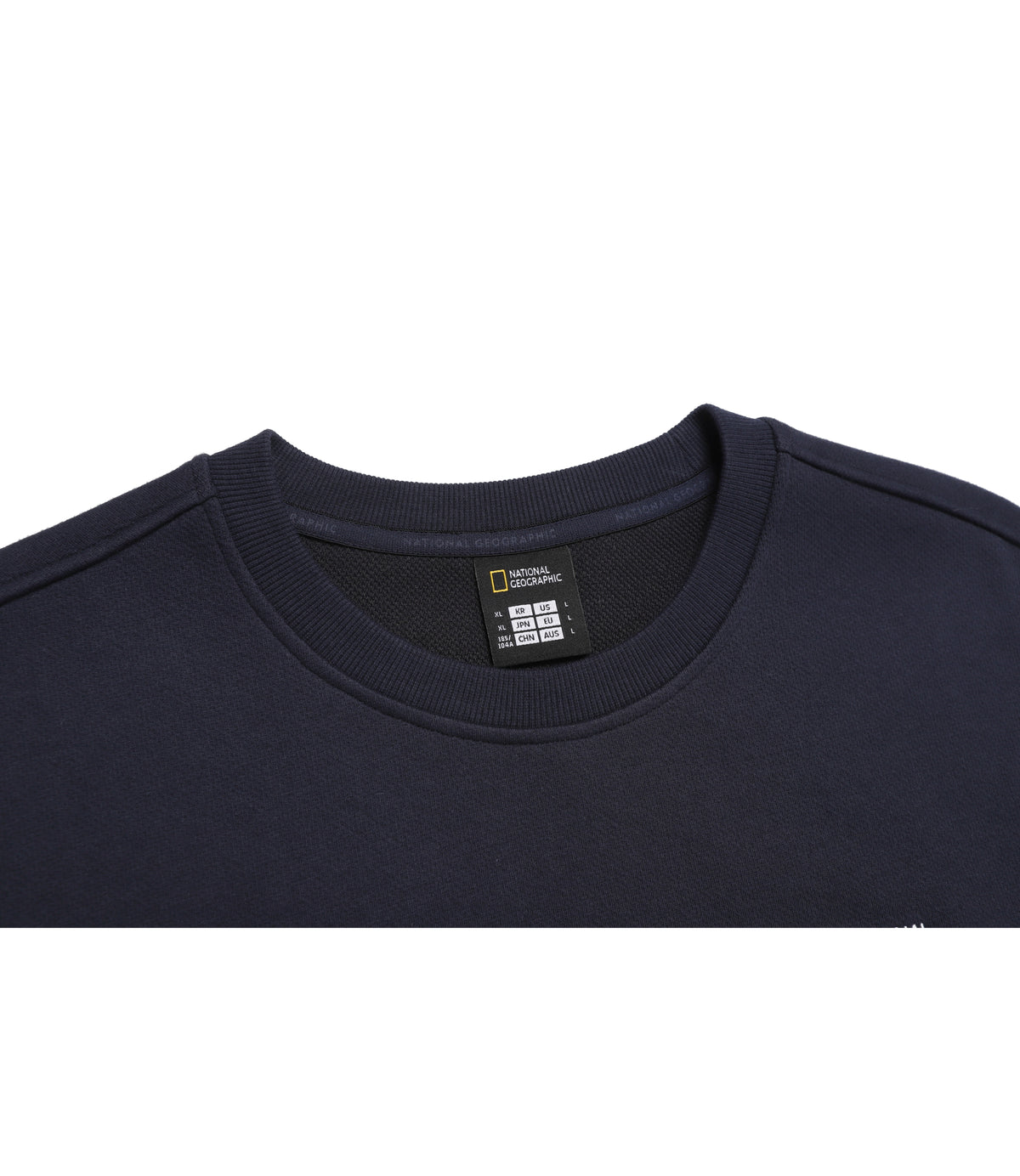 Unisex Animal Graphic Semi-Overfit Sweatshirt<br>MIDNIGHT NAVY