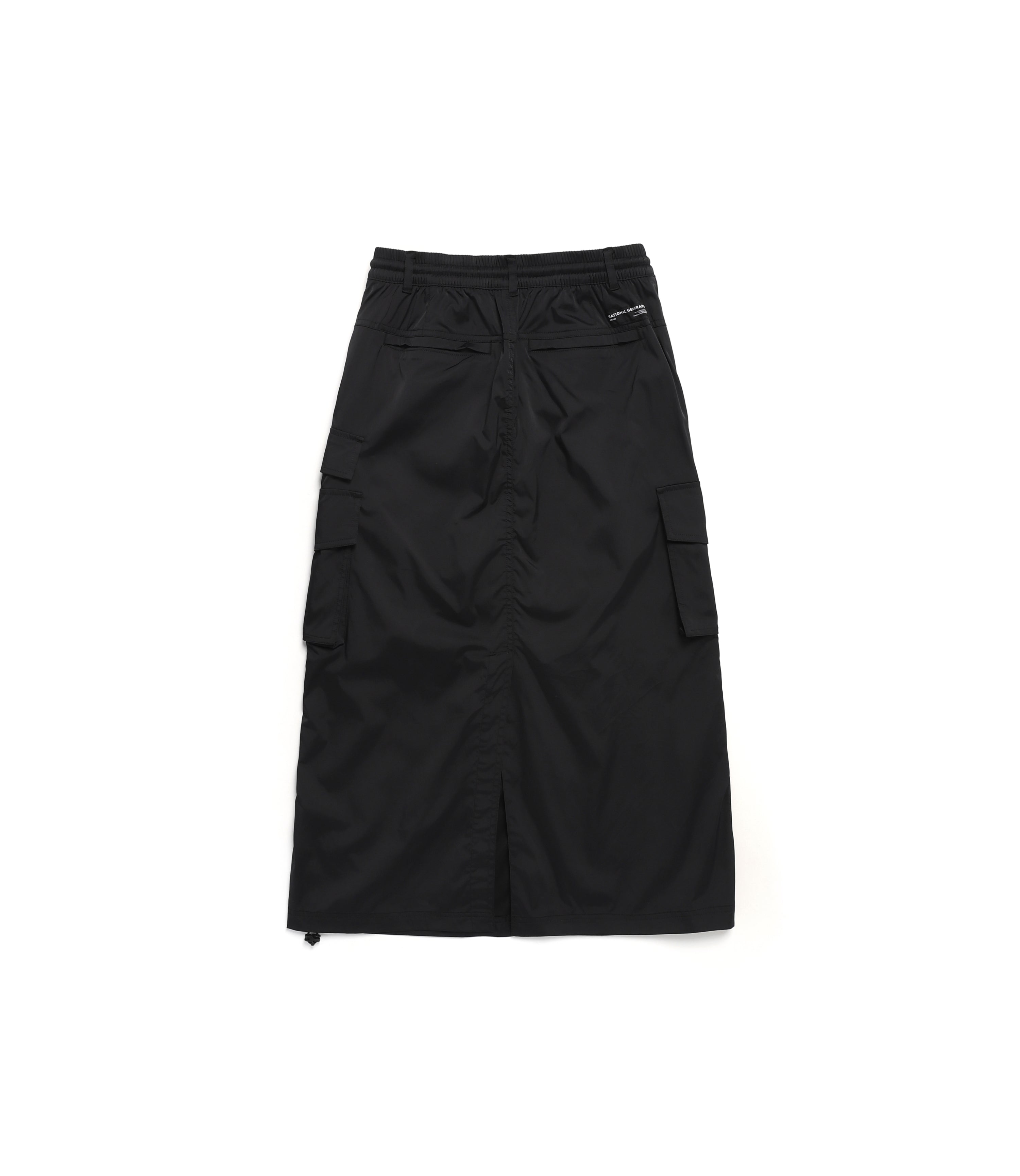 Women’s ANAS String Long Cargo Skirt<br>CARBON BLACK