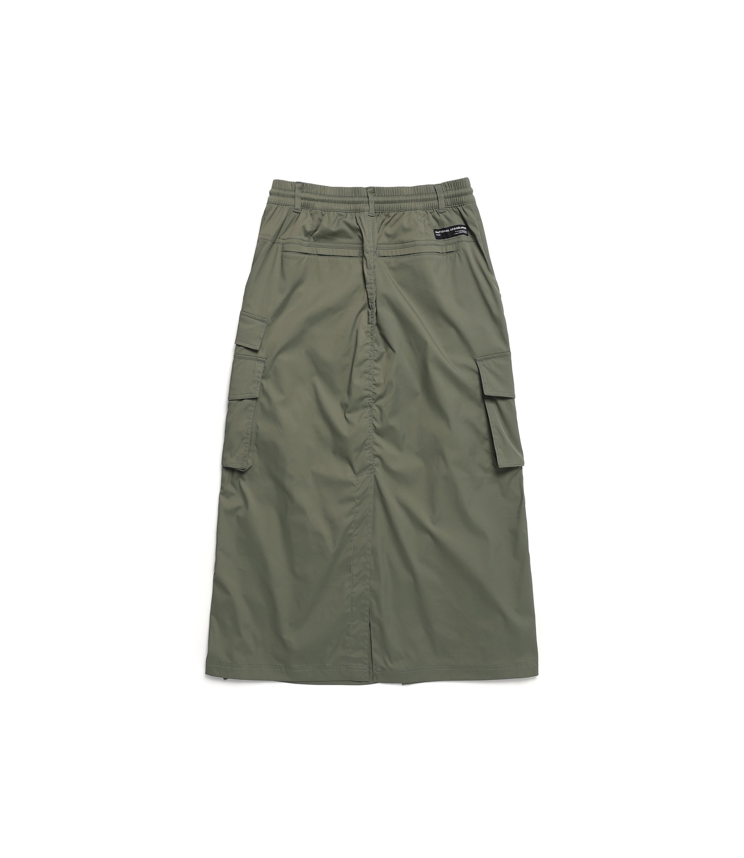 Women’s ANAS String Long Cargo Skirt<br>LICHEN KHAKI