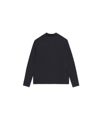 Women's Hot Summer Basic Zip-Up Rash Guard<br>BLACK