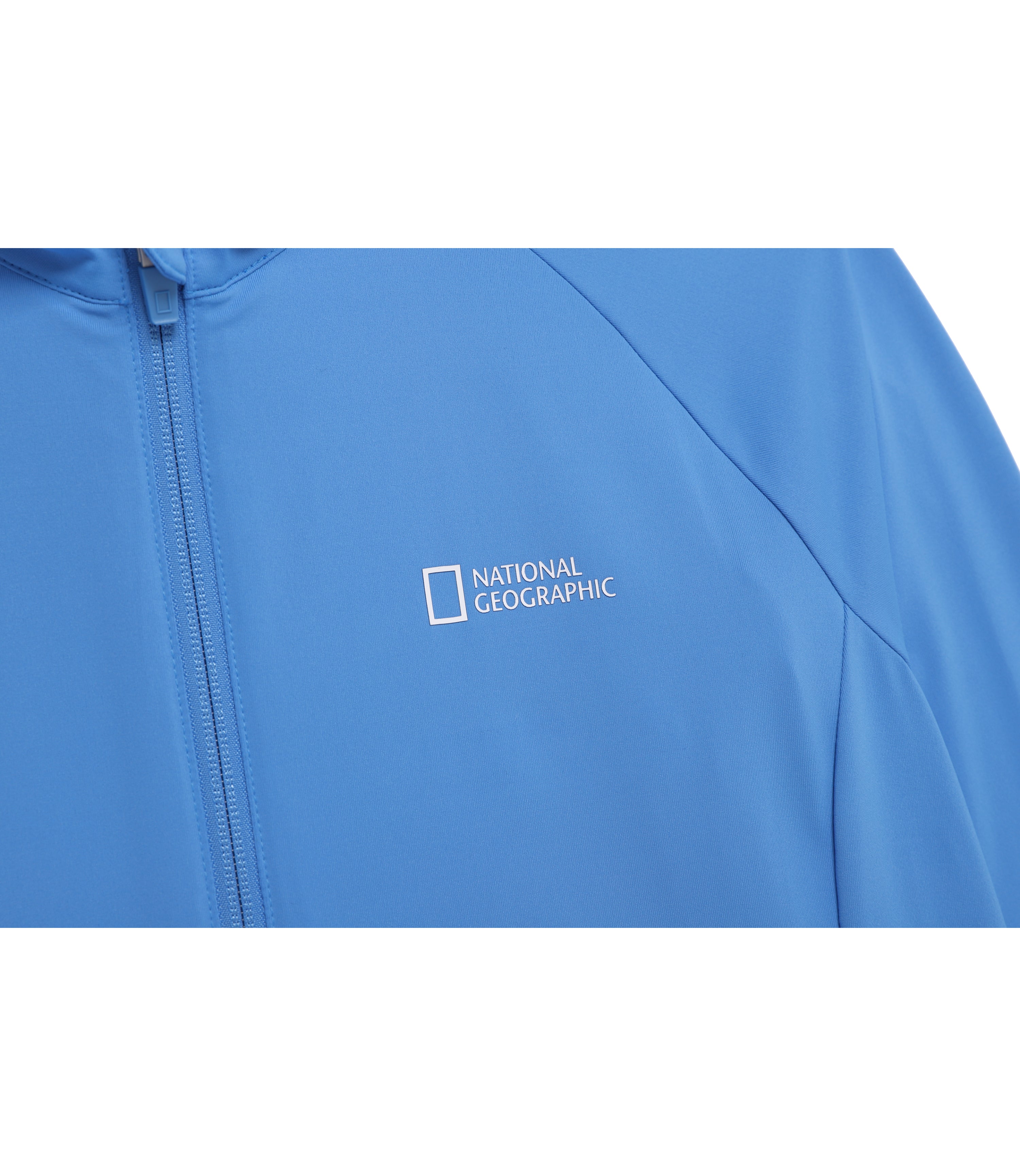 Womens Hot Summer Basic Zip-Up Rash Guard<br>MARINE BLUE