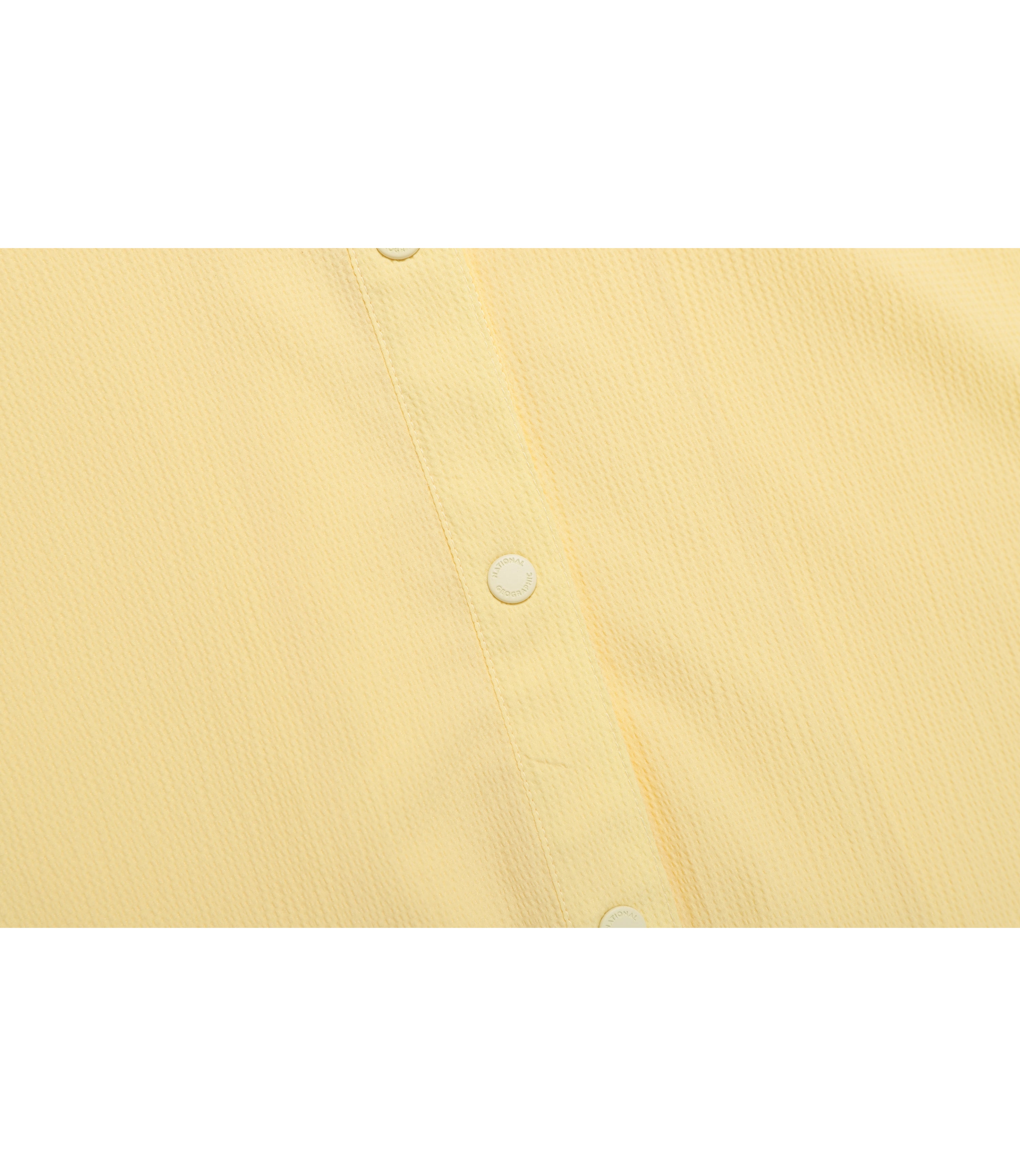 Women's Air Seersucker Semi-Overfit Short Sleeve Shirt<br>PALE YELLOW