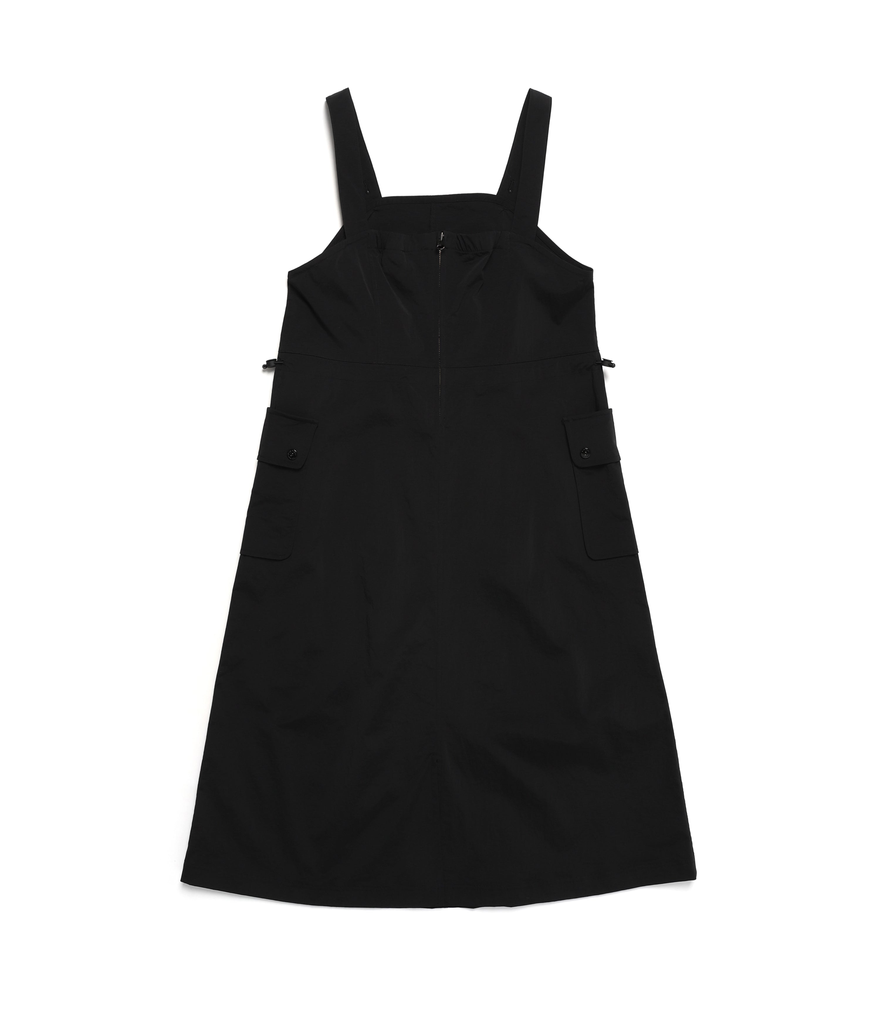 Women’s CYGNUS Woven Stretch Overall Dress<br>CARBON BLACK