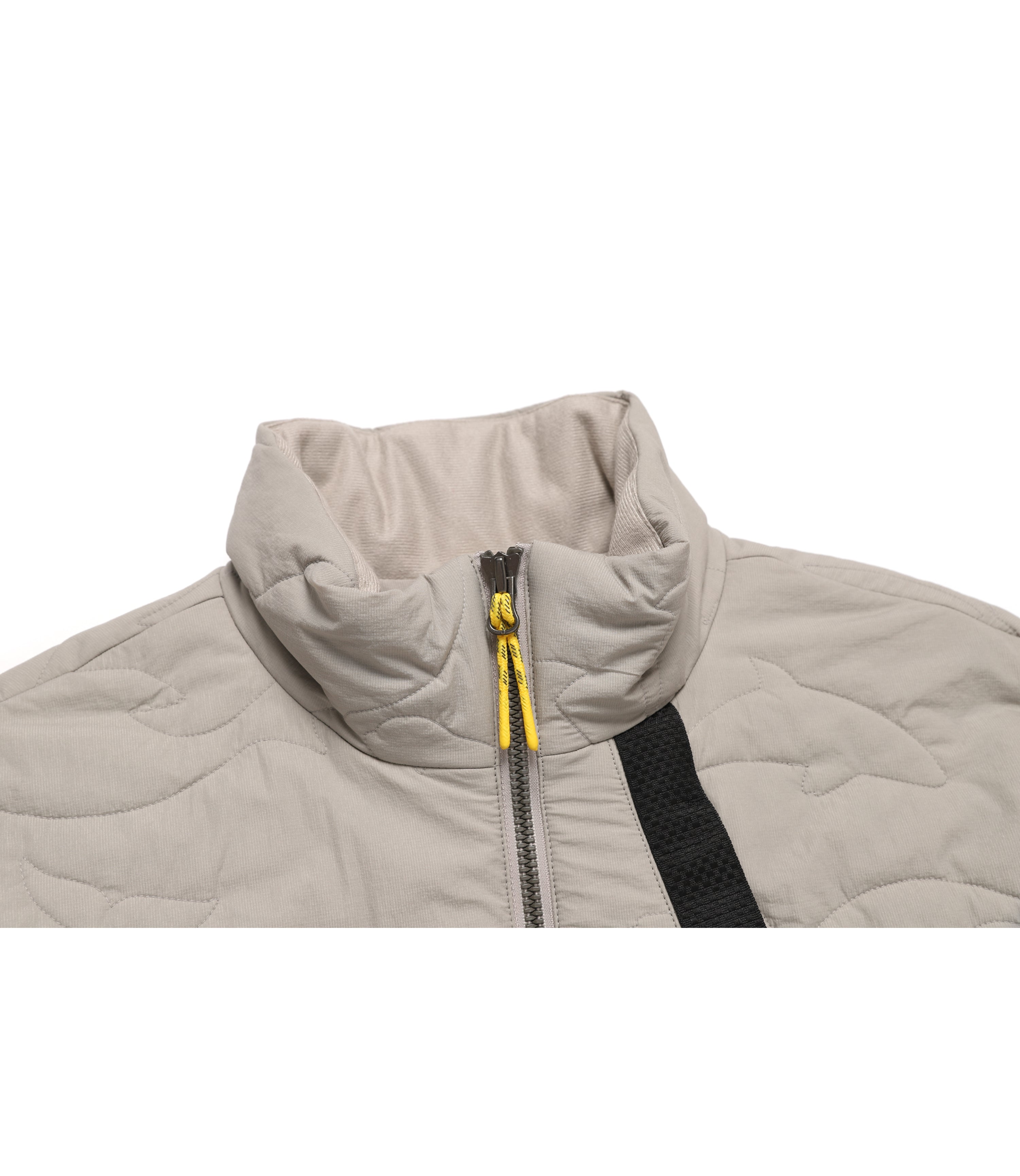 Unisex FILMMAKER Mountainous Quilting Padded Jacket<br>S/BEIGE