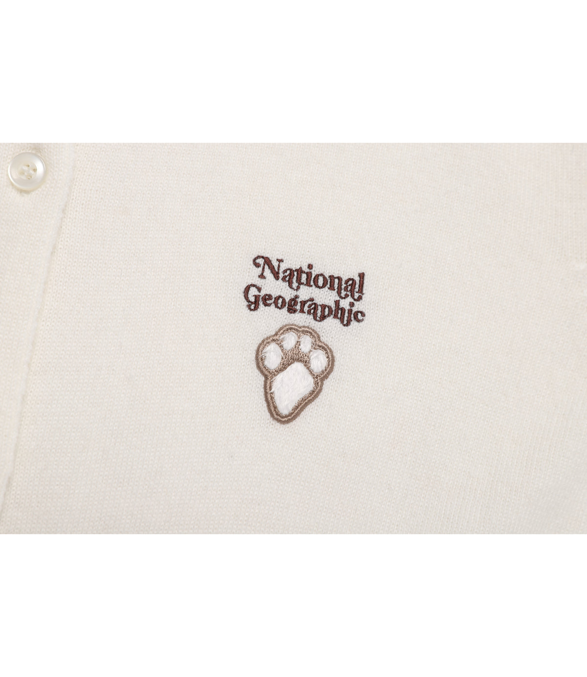 Women's Animal Wappen Knit Cardigan<br>IVORY