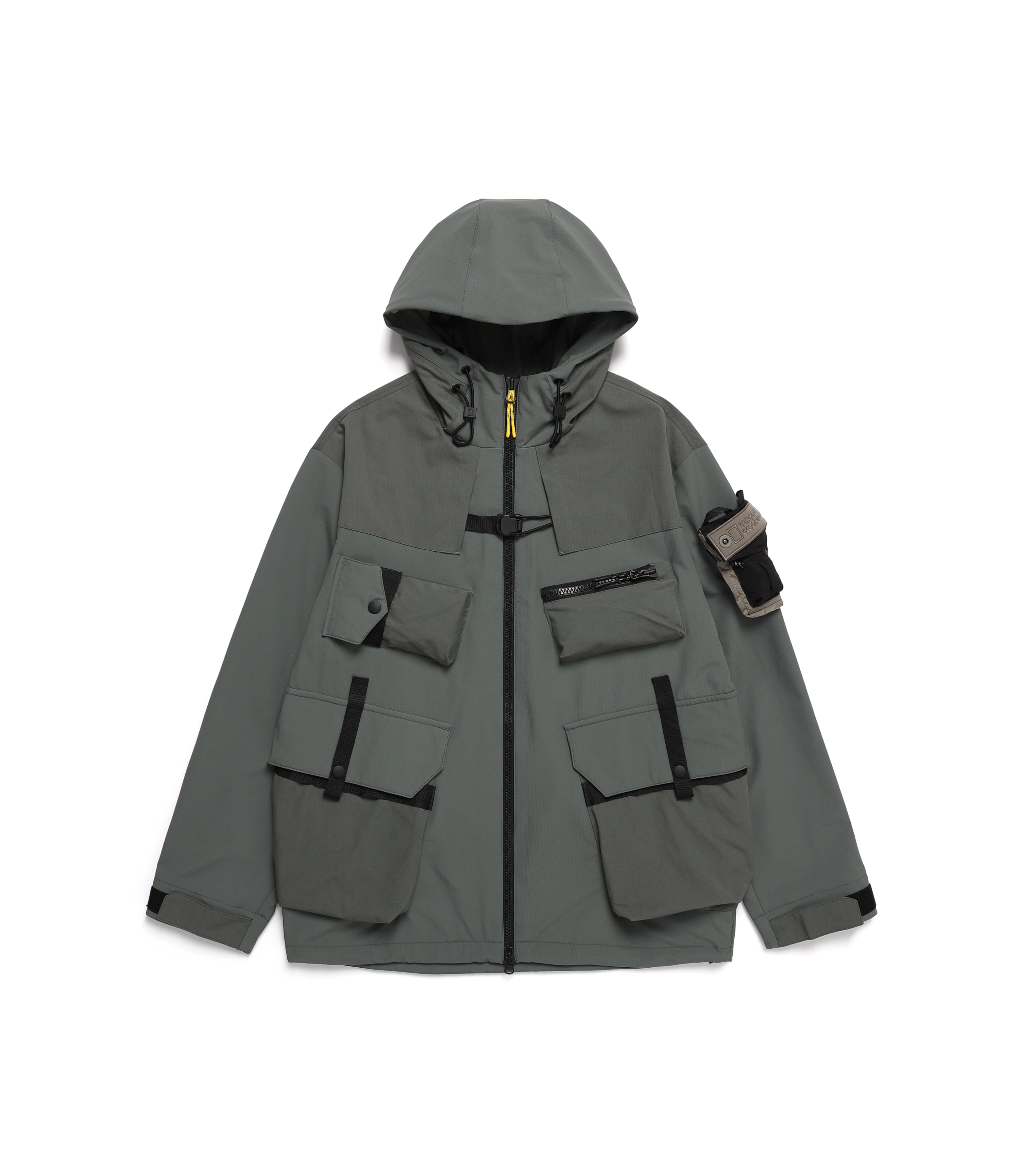 [FILMMAKER] Unisex 'Hilly' Block Pocket Jacket<br>KHAKI