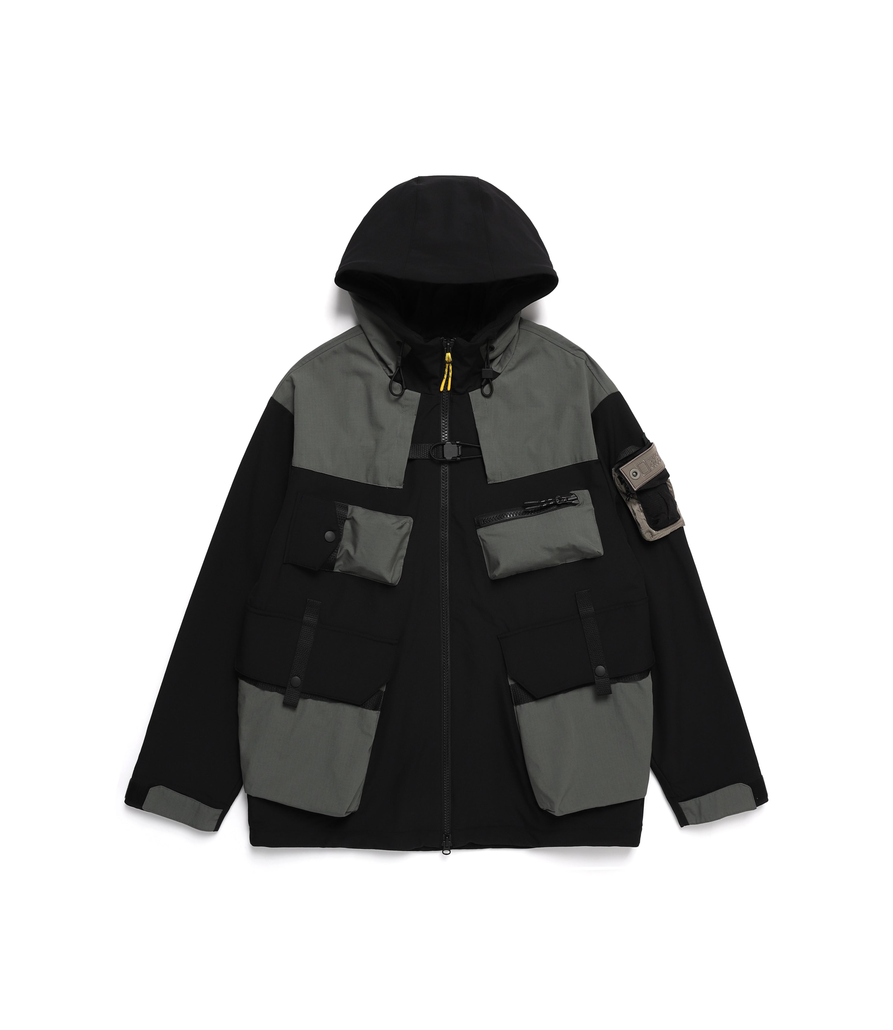 [FILMMAKER] Unisex 'Hilly' Block Pocket Jacket<br>CARBON BLACK