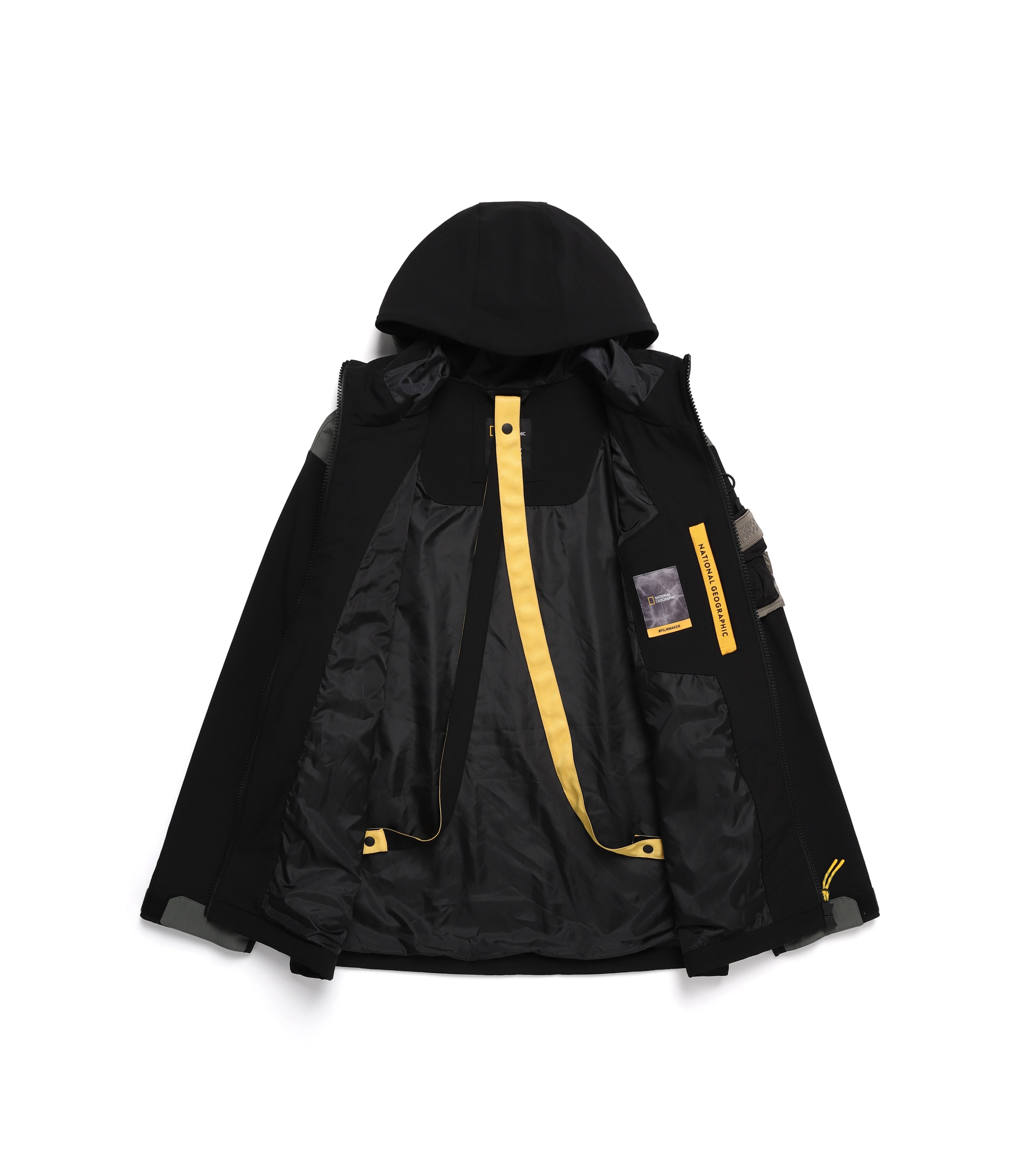 [FILMMAKER] Unisex 'Hilly' Block Pocket Jacket<br>CARBON BLACK