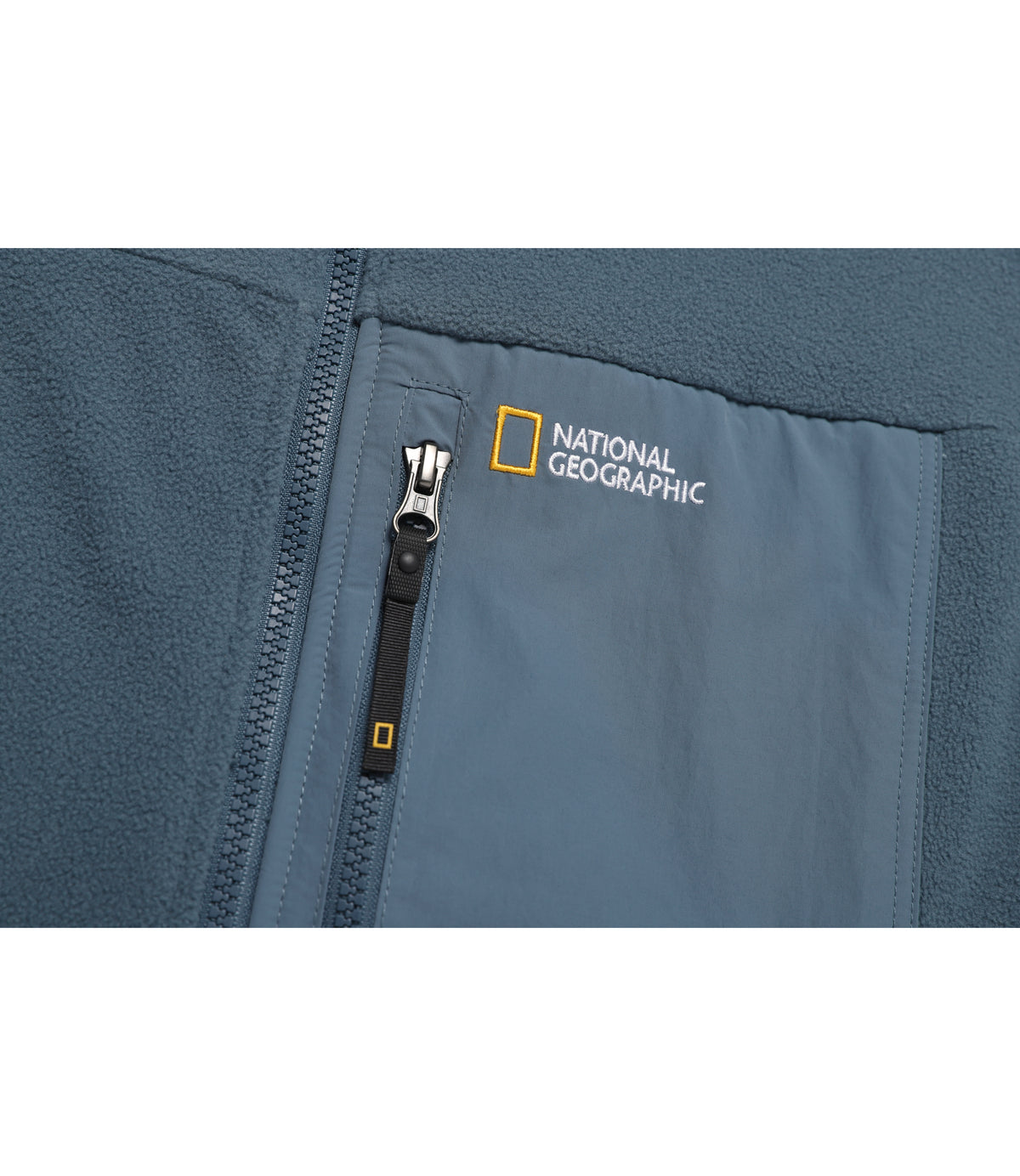 Unisex Siro Micro Fleece Stand-Neck Full Zip-Up<br>ASH BLUE