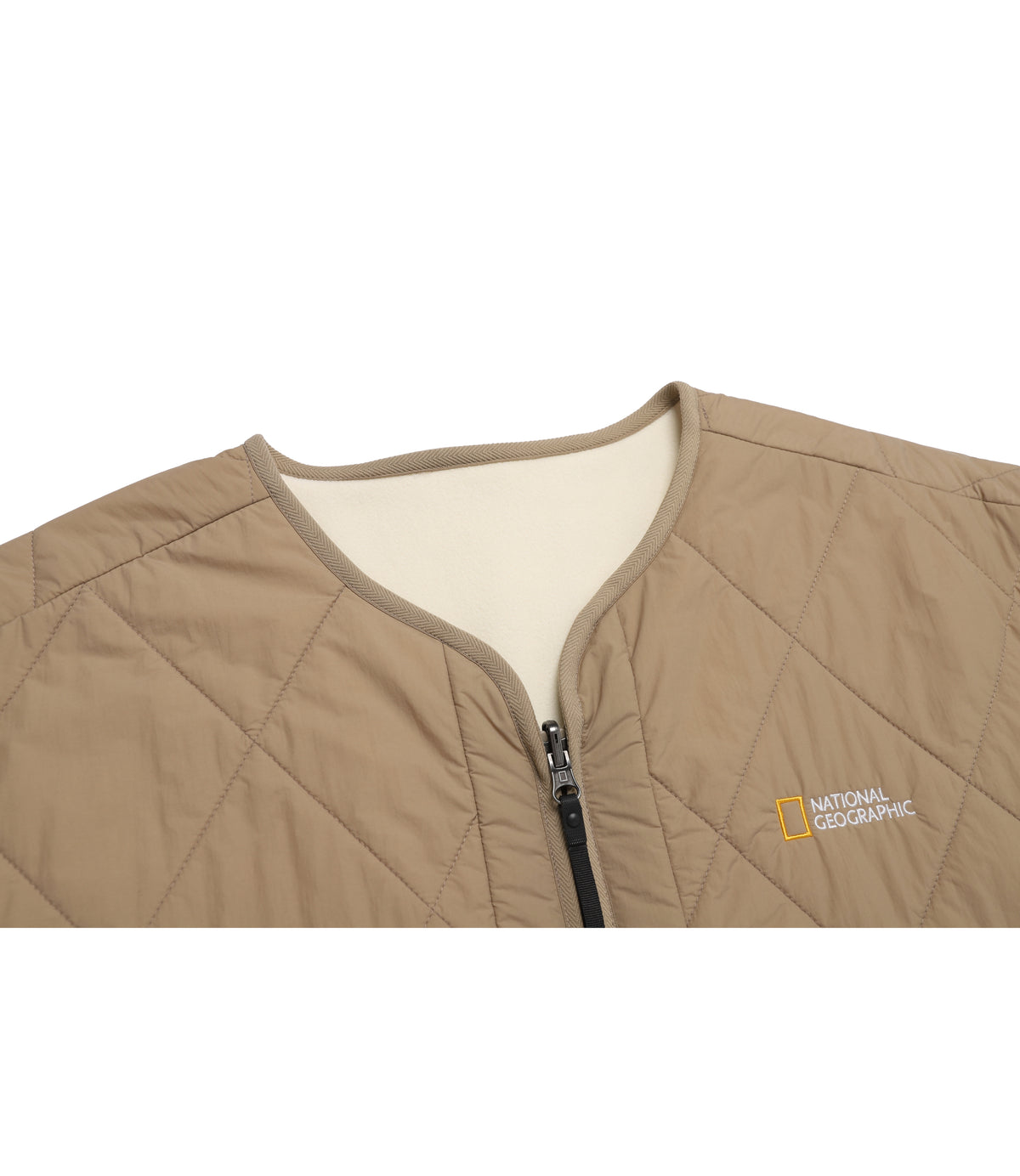 Unisex Lynx Reversible Fleece Liner Padded Jumper<br>NEW BEIGE