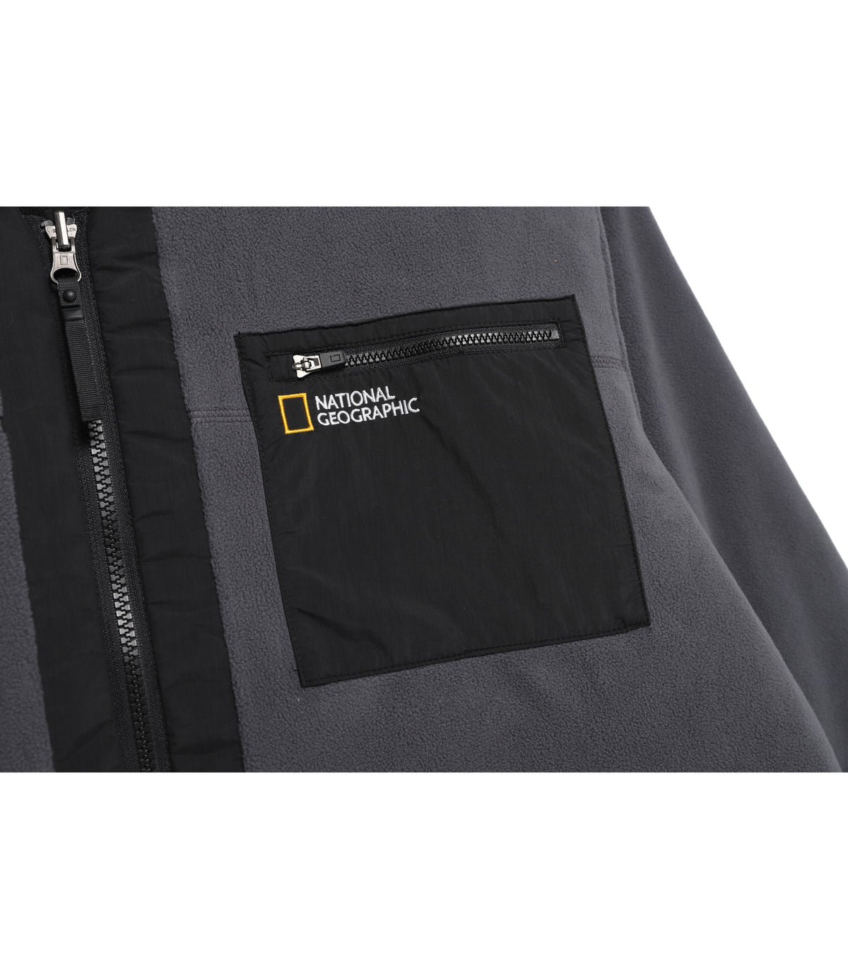 Unisex Lynx Reversible Fleece Liner Padded Jumper<br>BLACK