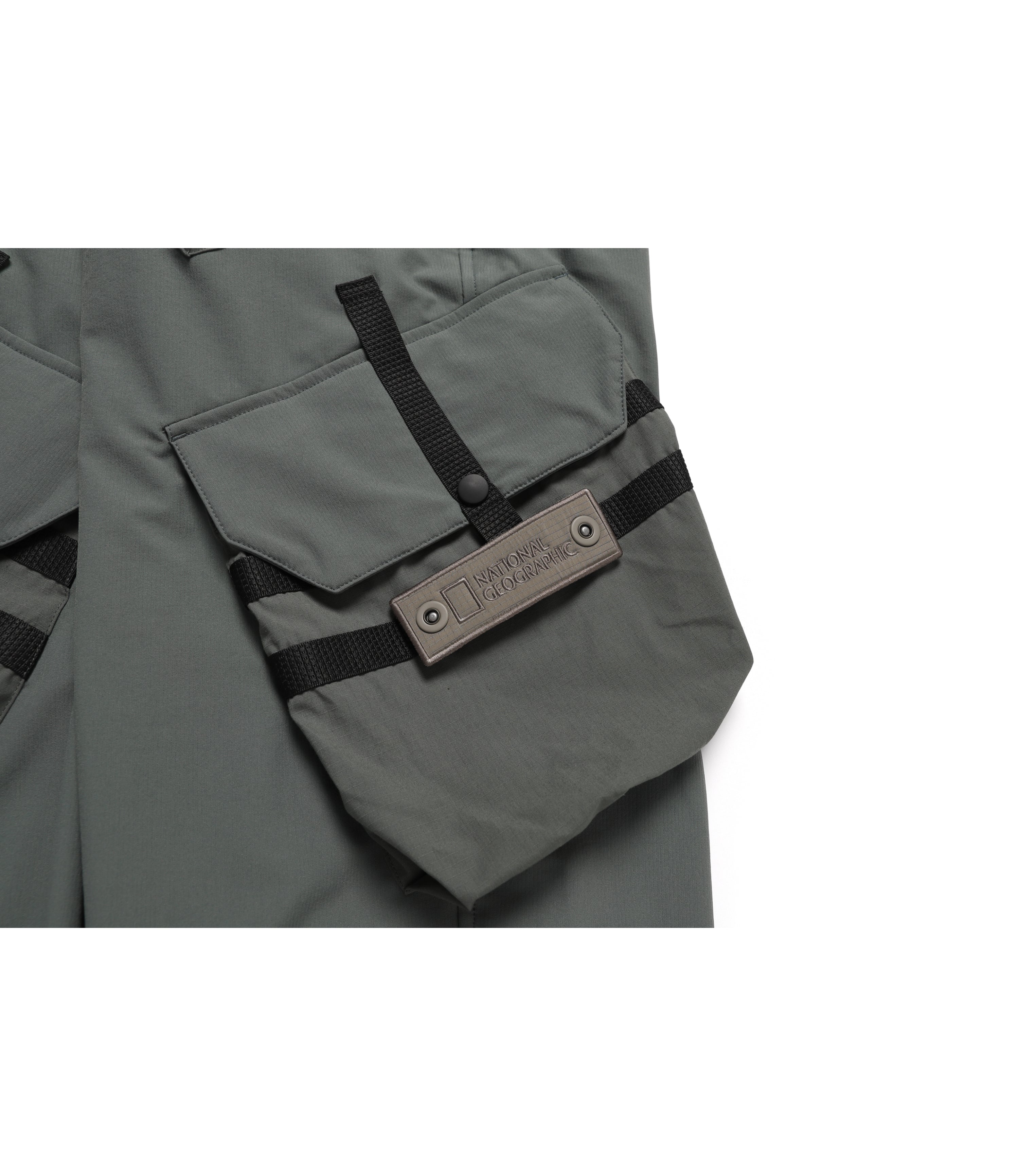 [FILMMAKER] Unisex 'Hilly' Block Pocket Pants<br>KHAKI