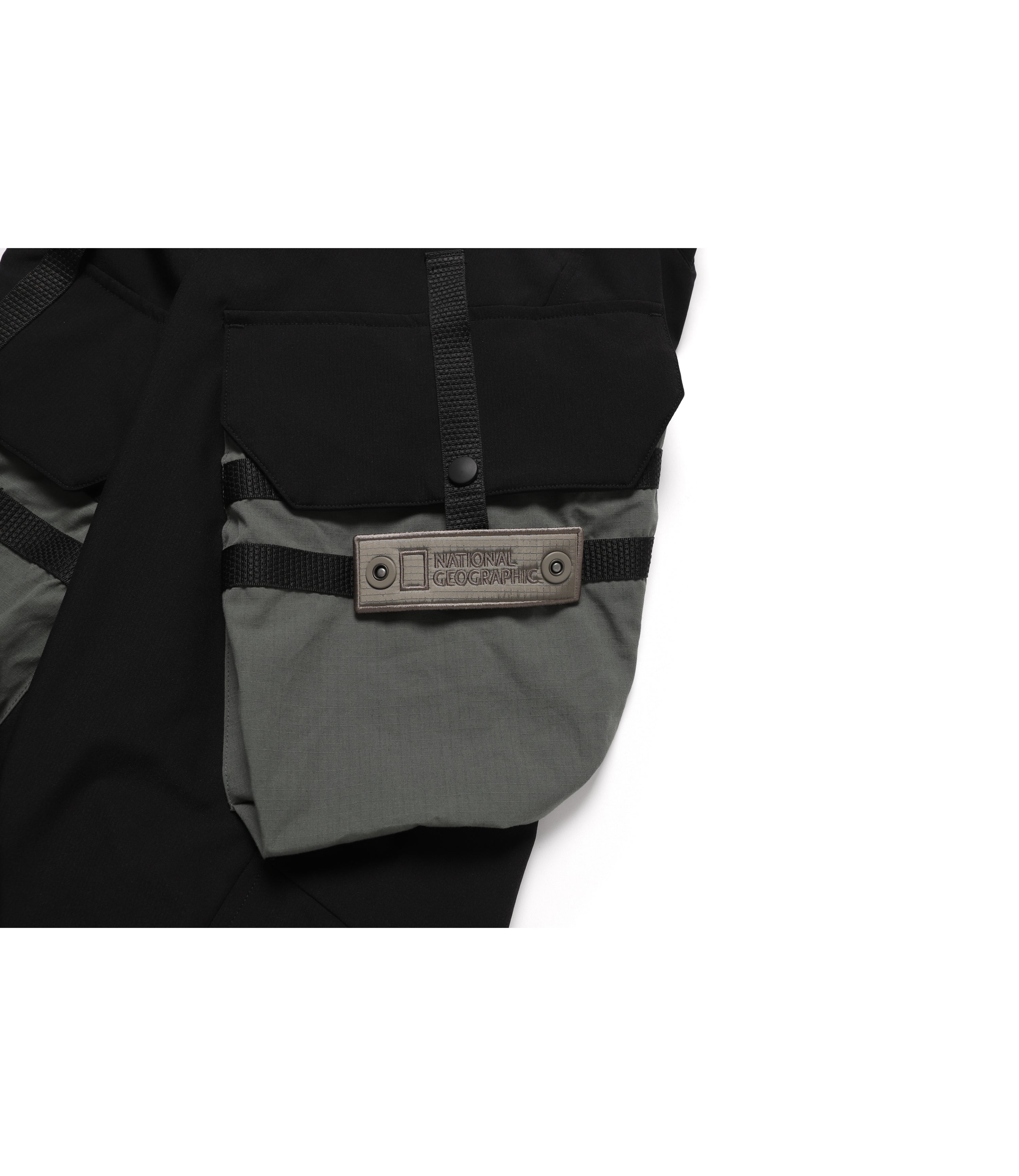 [FILMMAKER] Unisex 'Hilly' Block Pocket Pants<br>CARBON BLACK