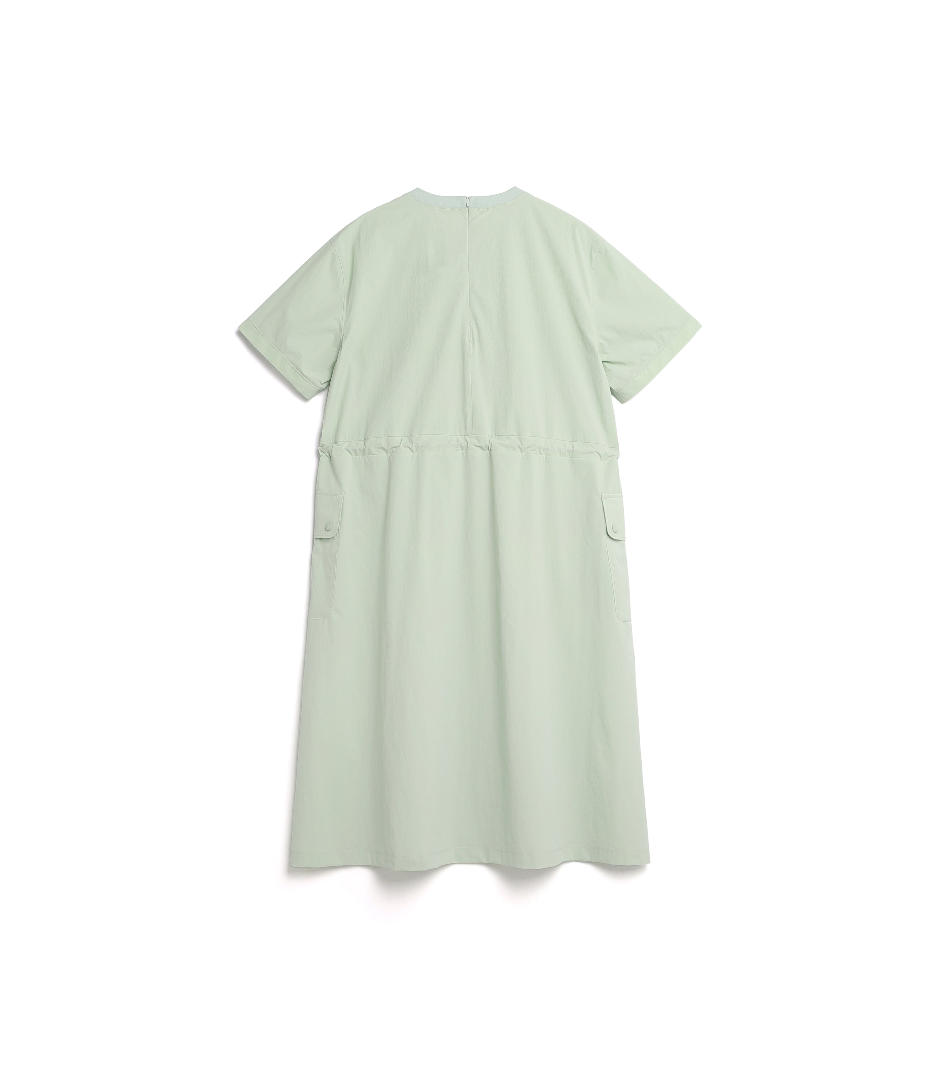 Women’s ADELIE Lightweight Woven Stretch Round Neck Dress<br>LIGHT JADE