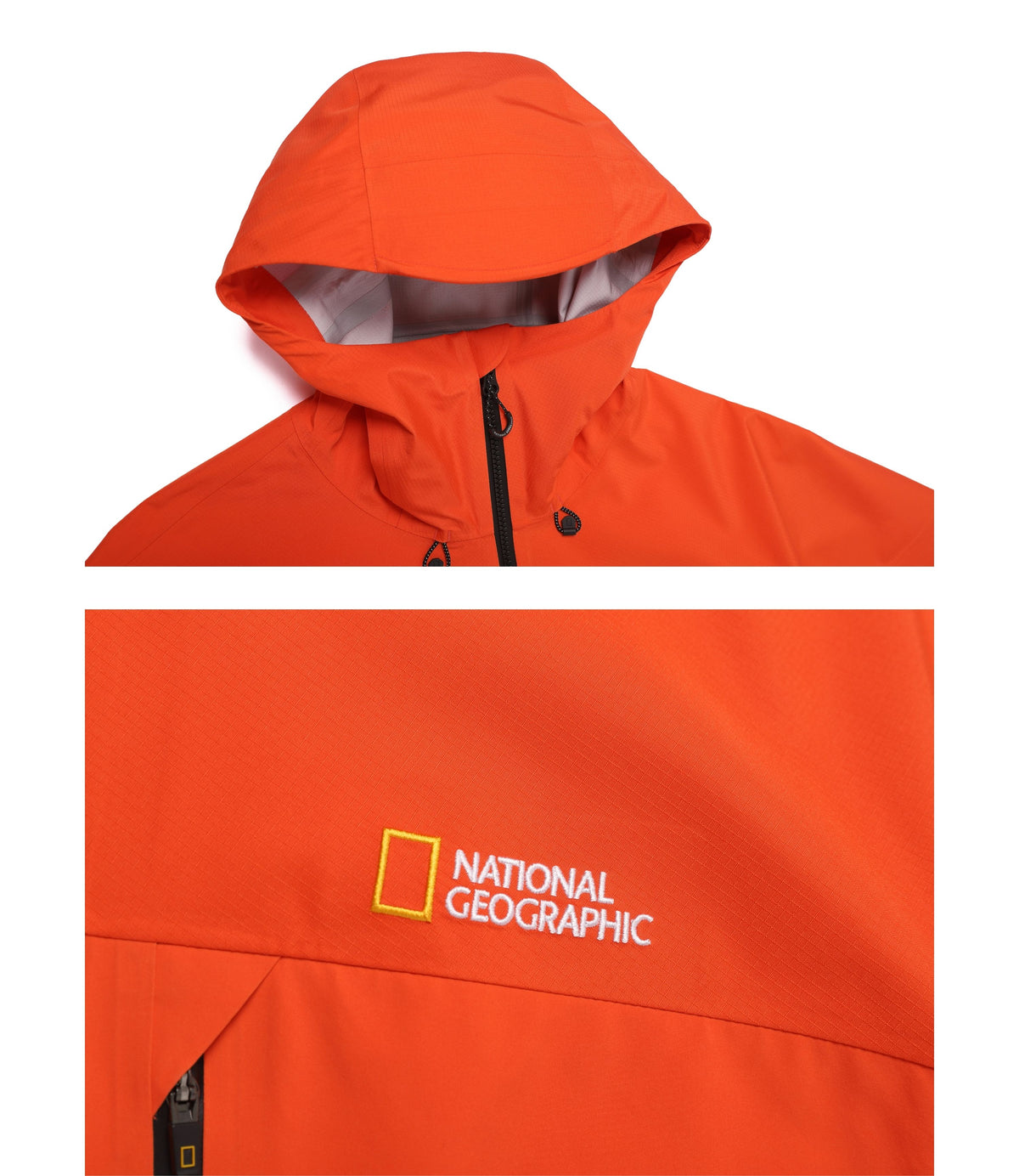 Men's DERMIZAX 3-Layer Perfect Functional Hooded Jacket<br>ORANGE