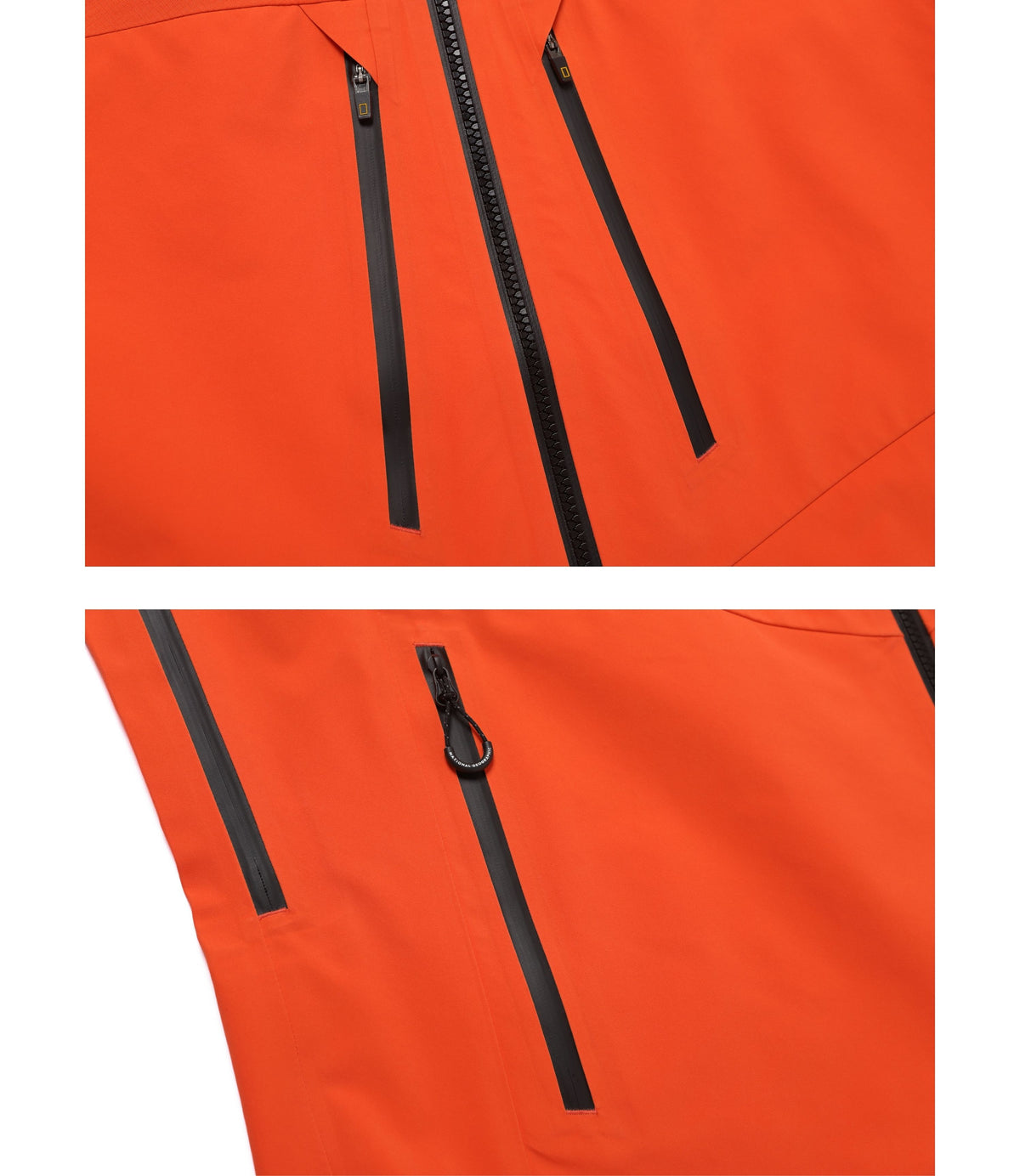 Men's DERMIZAX 3-Layer Perfect Functional Hooded Jacket<br>ORANGE