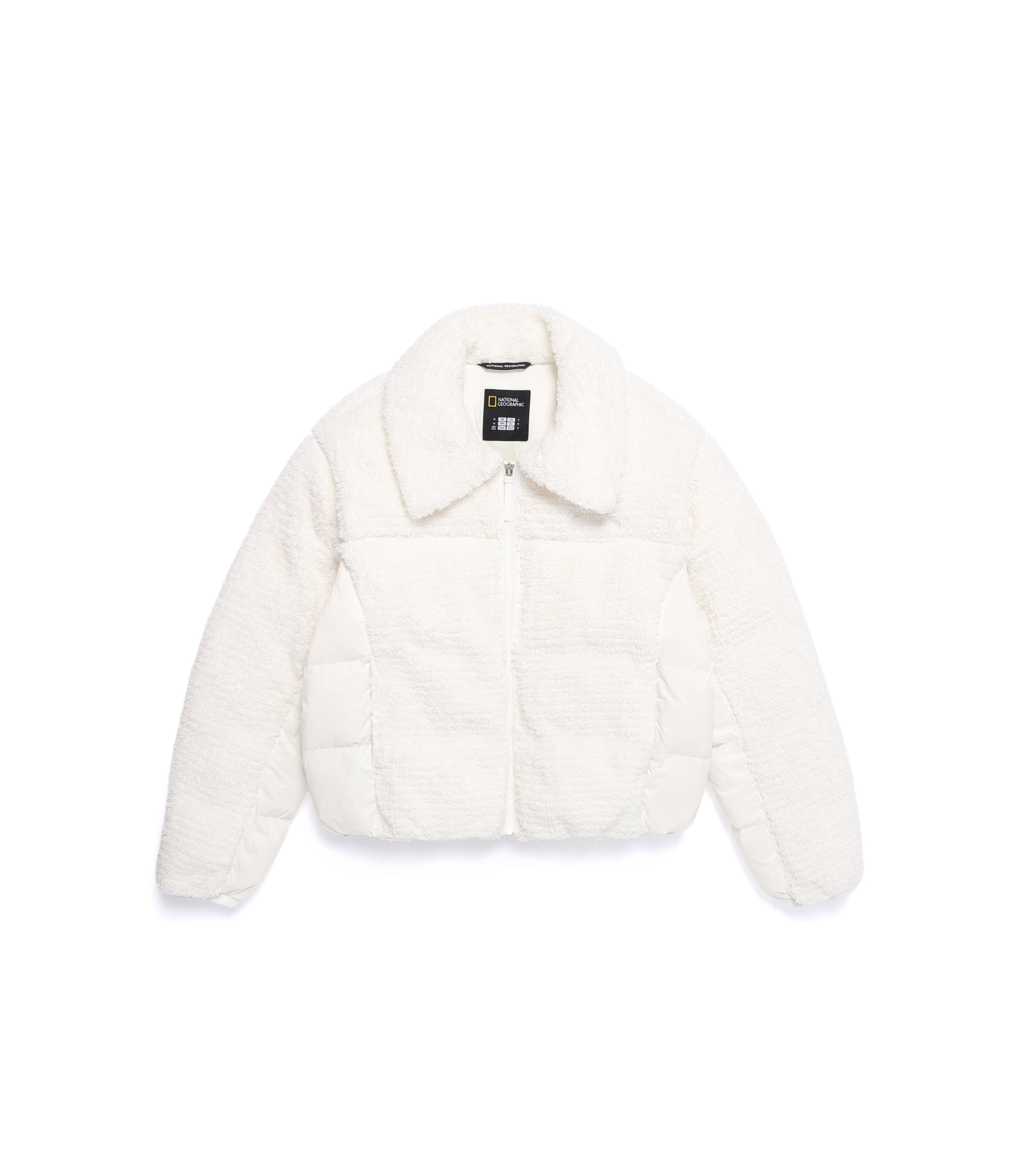 Women's Eco Fur Hybrid Jumper<br>O/WHITE