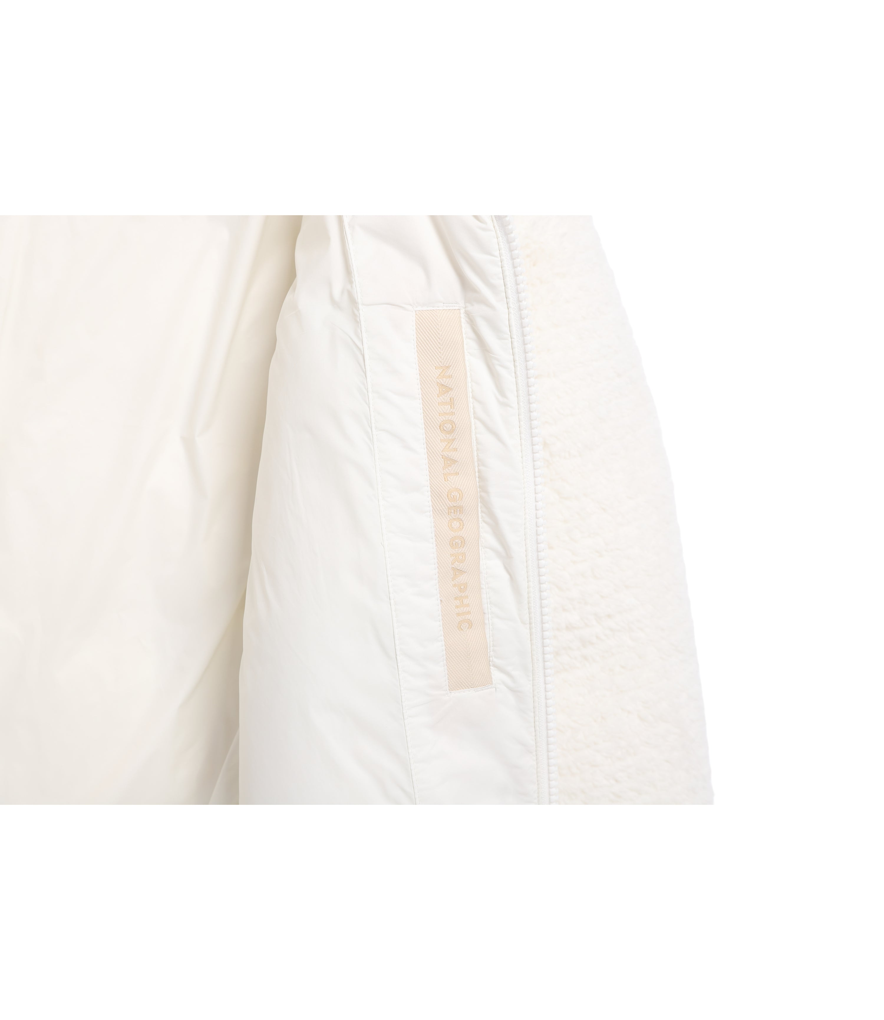 Women's Eco Fur Hybrid Jumper<br>O/WHITE