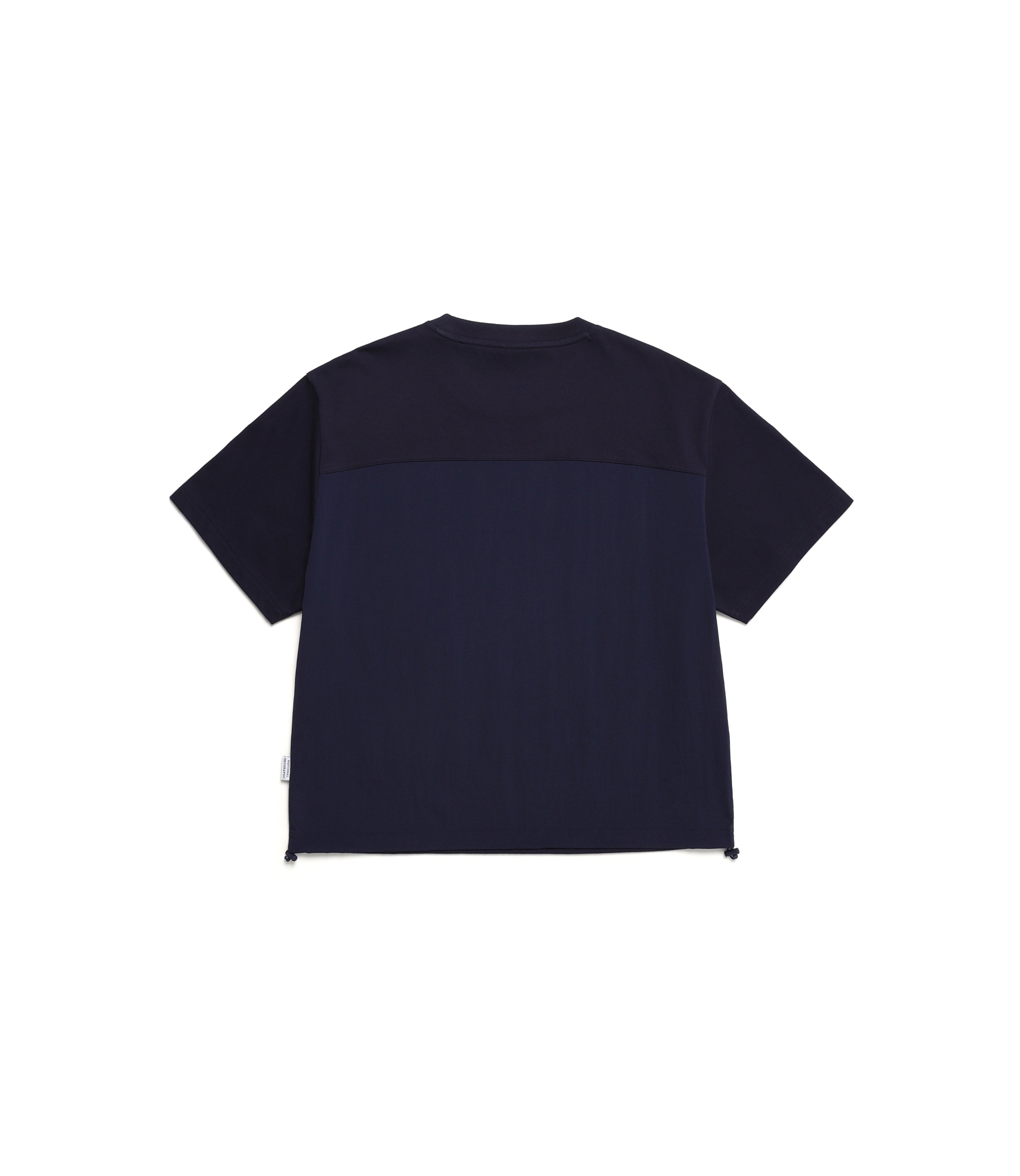 Women's Woven Graphic Short Sleeve Tee<br>DEEP SEA NAVY