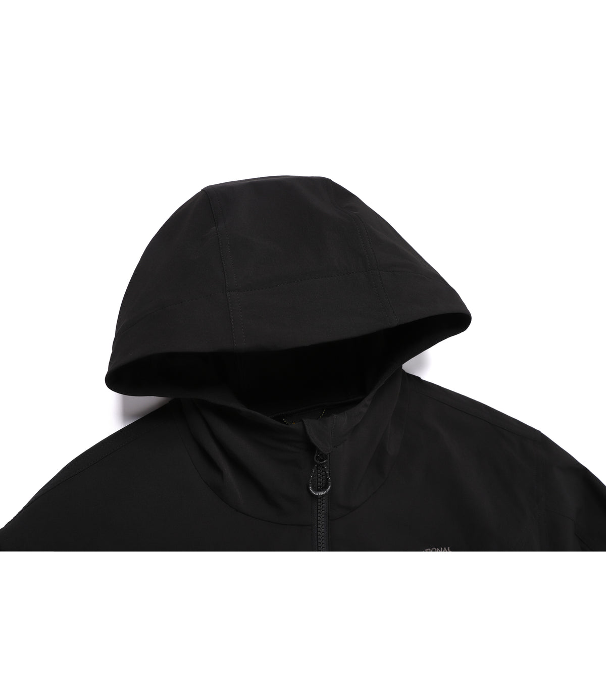 Women's ARCHELON Woven Hooded Zip-Up Pocket Jacket<br>BLACK