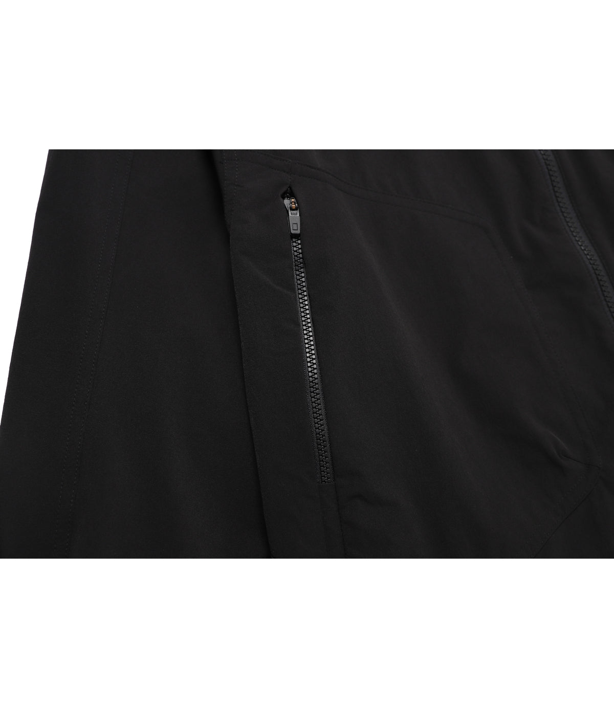 Women's ARCHELON Woven Hooded Zip-Up Pocket Jacket<br>BLACK
