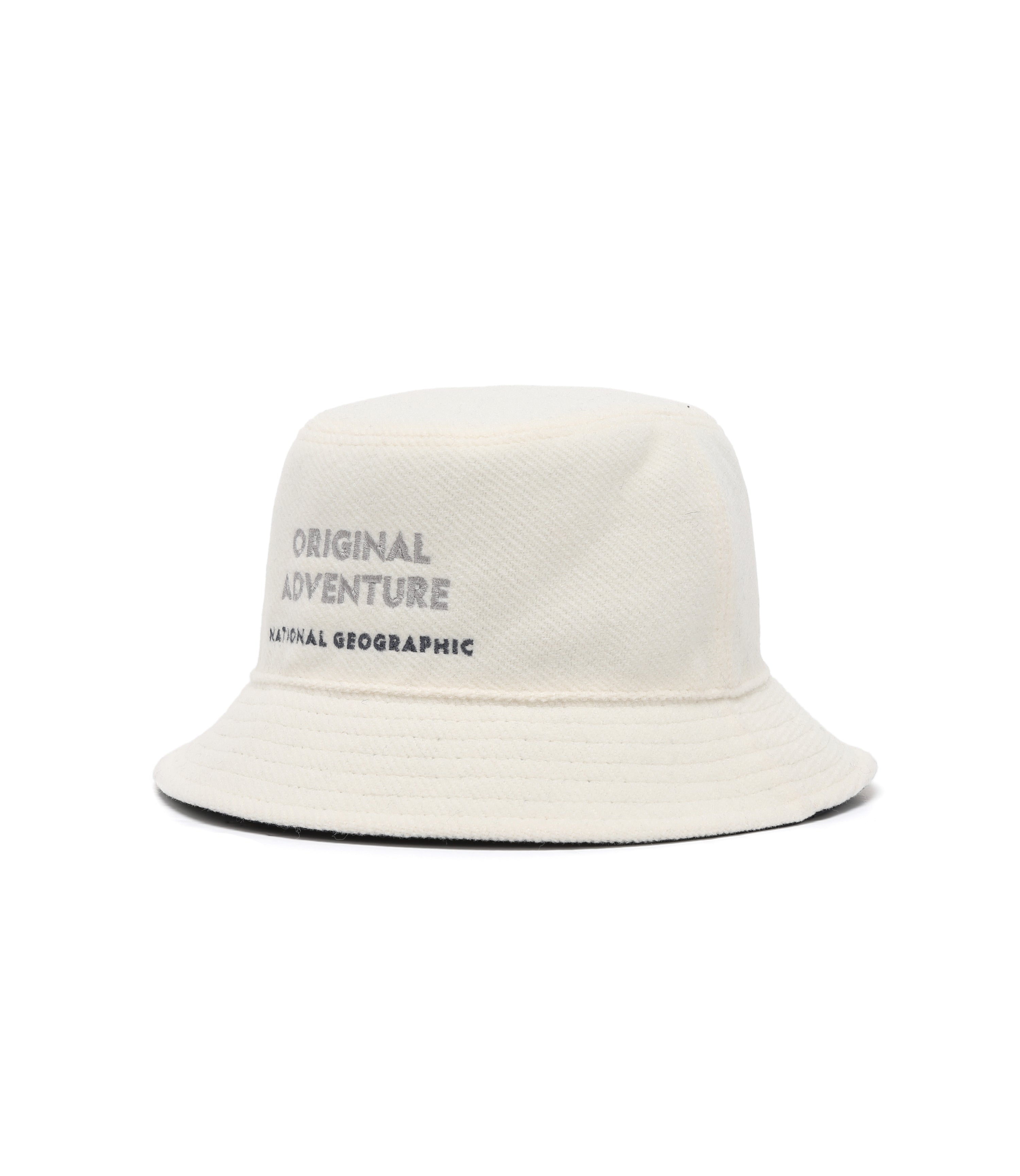 Reversible Knit Bucket Hat<br>IVORY