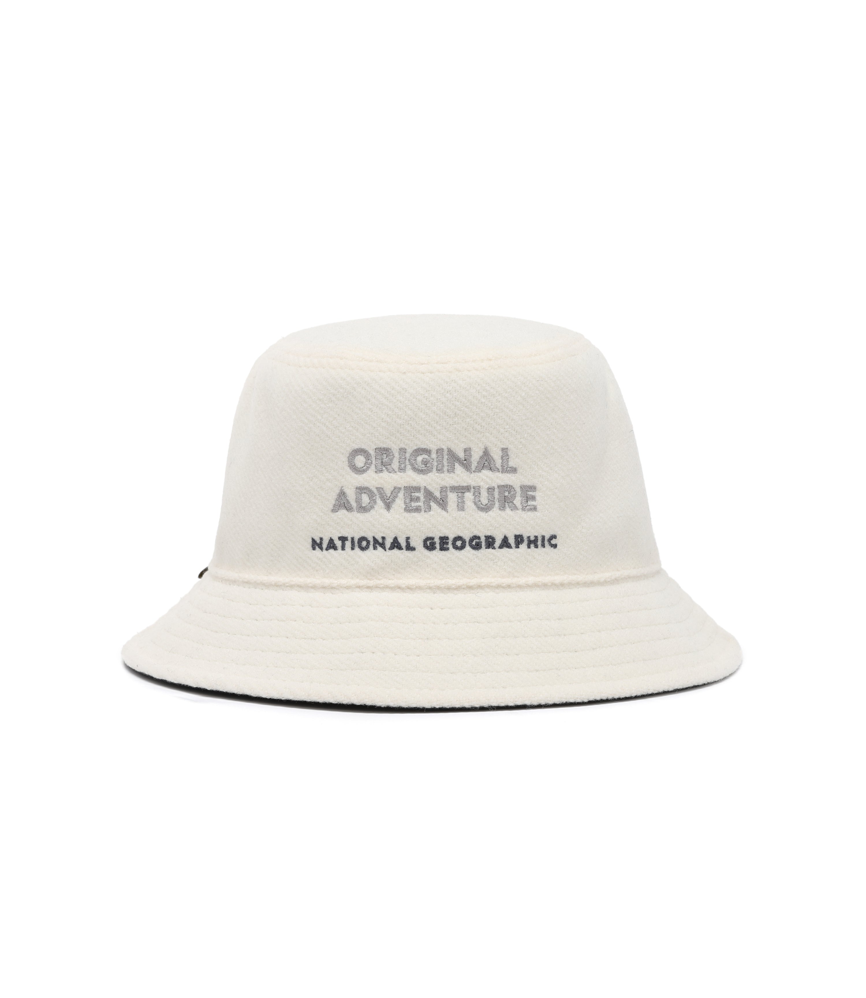 Reversible Knit Bucket Hat<br>IVORY