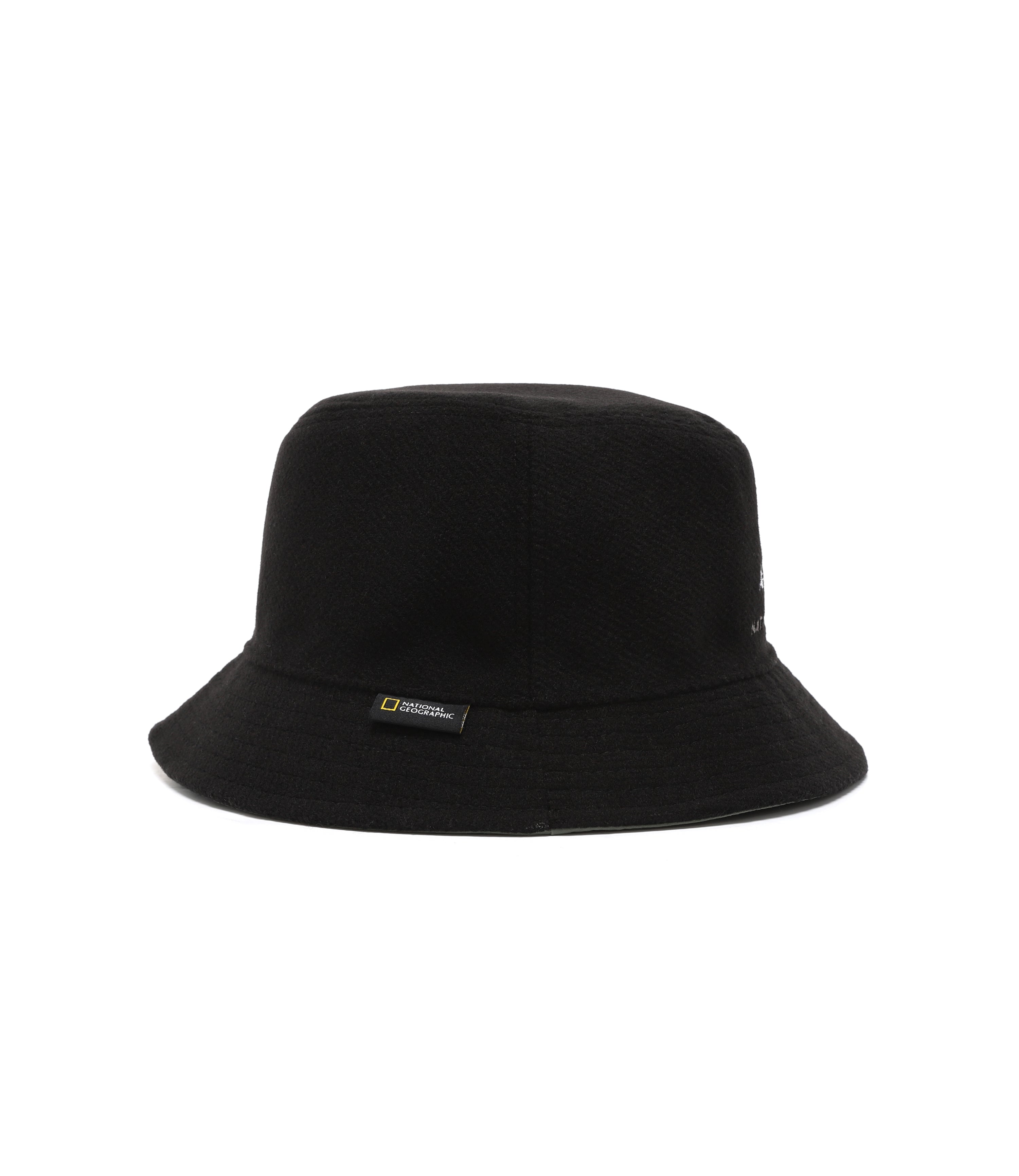 Reversible Knit Bucket Hat<br>BLACK