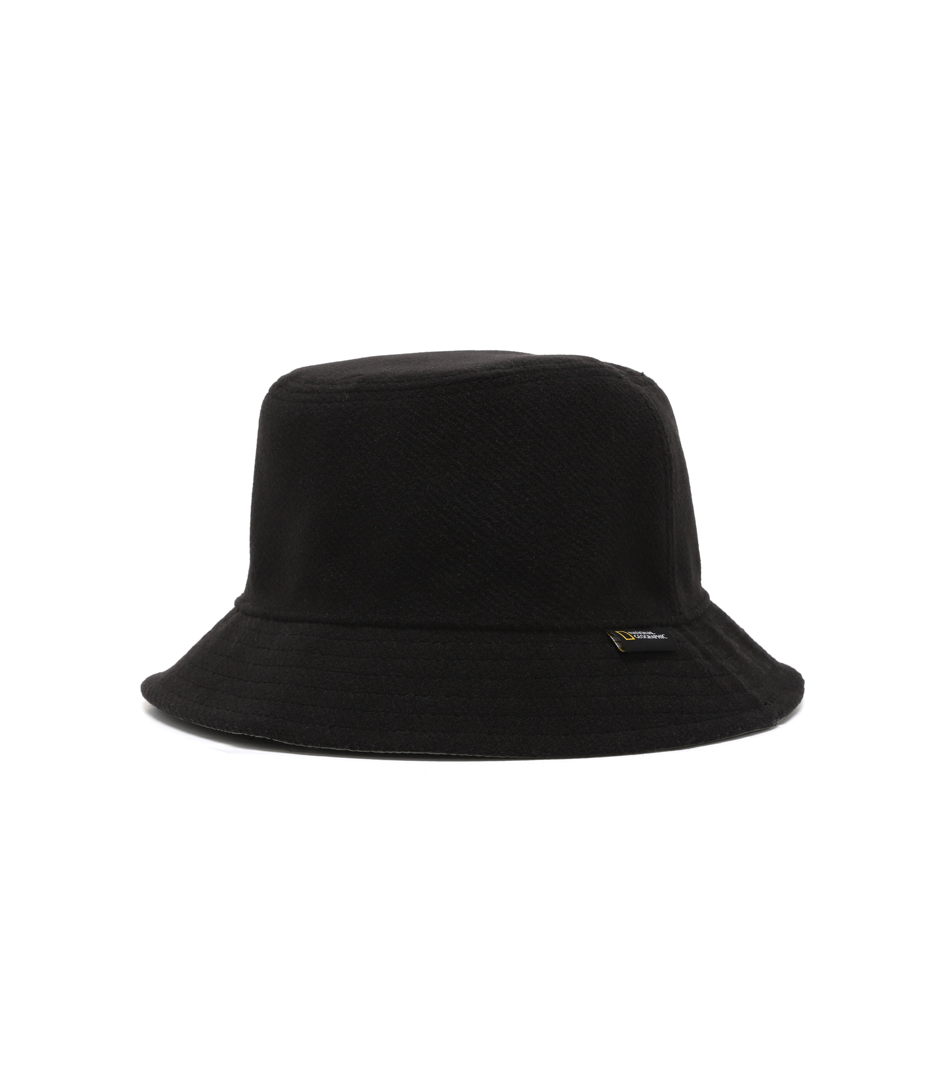 Reversible Knit Bucket Hat<br>BLACK