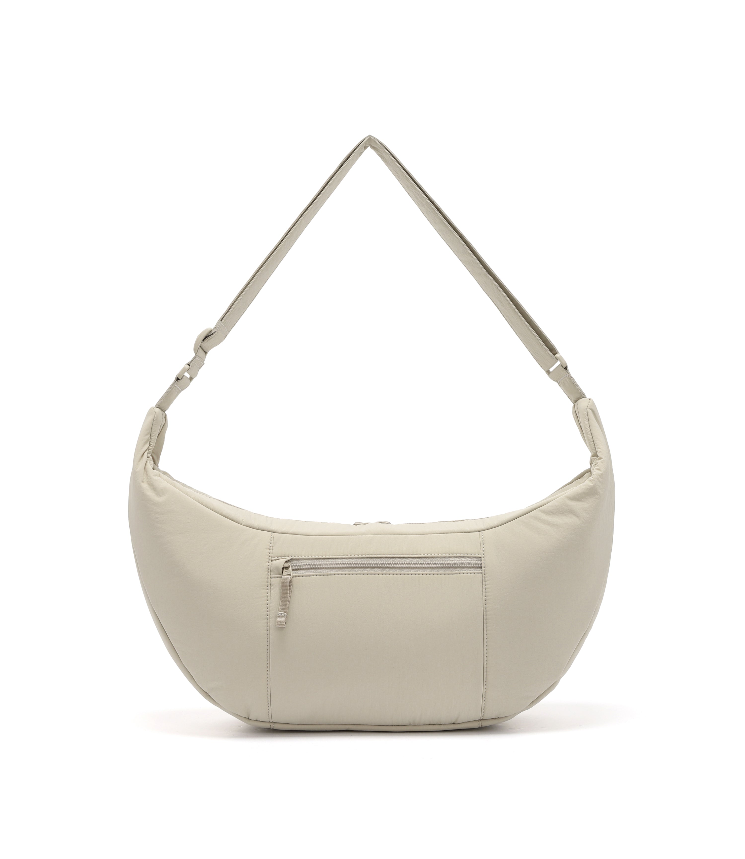 Padded Sling Crossbody Bag L<br>BEIGE